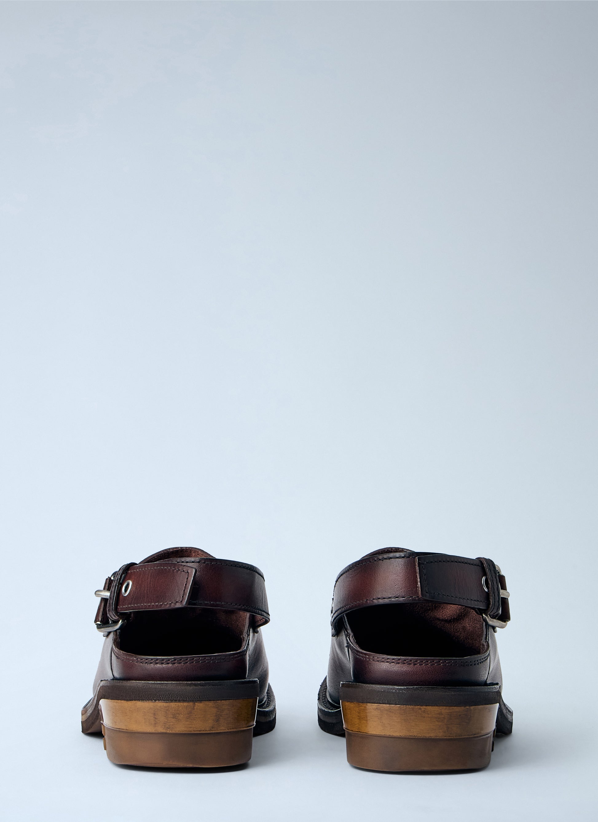 Miu Miu Women Foule Leather Mules MIU MIU