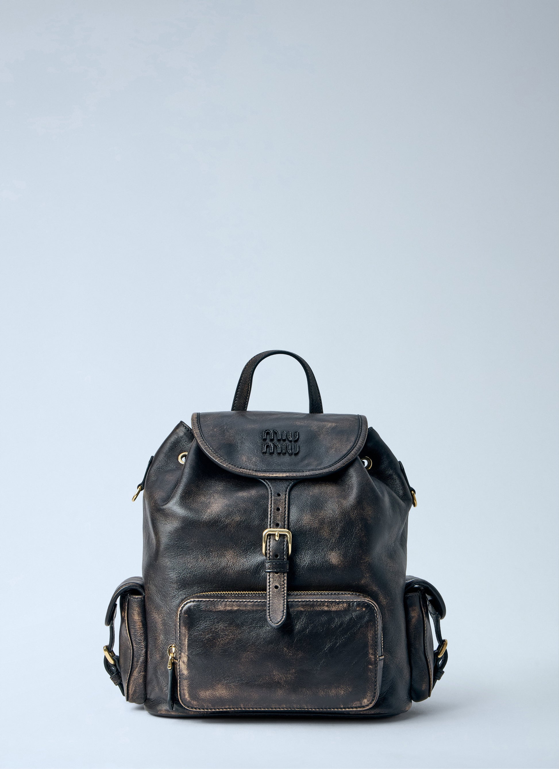 Miu Miu Women Leather Backpack MIU MIU