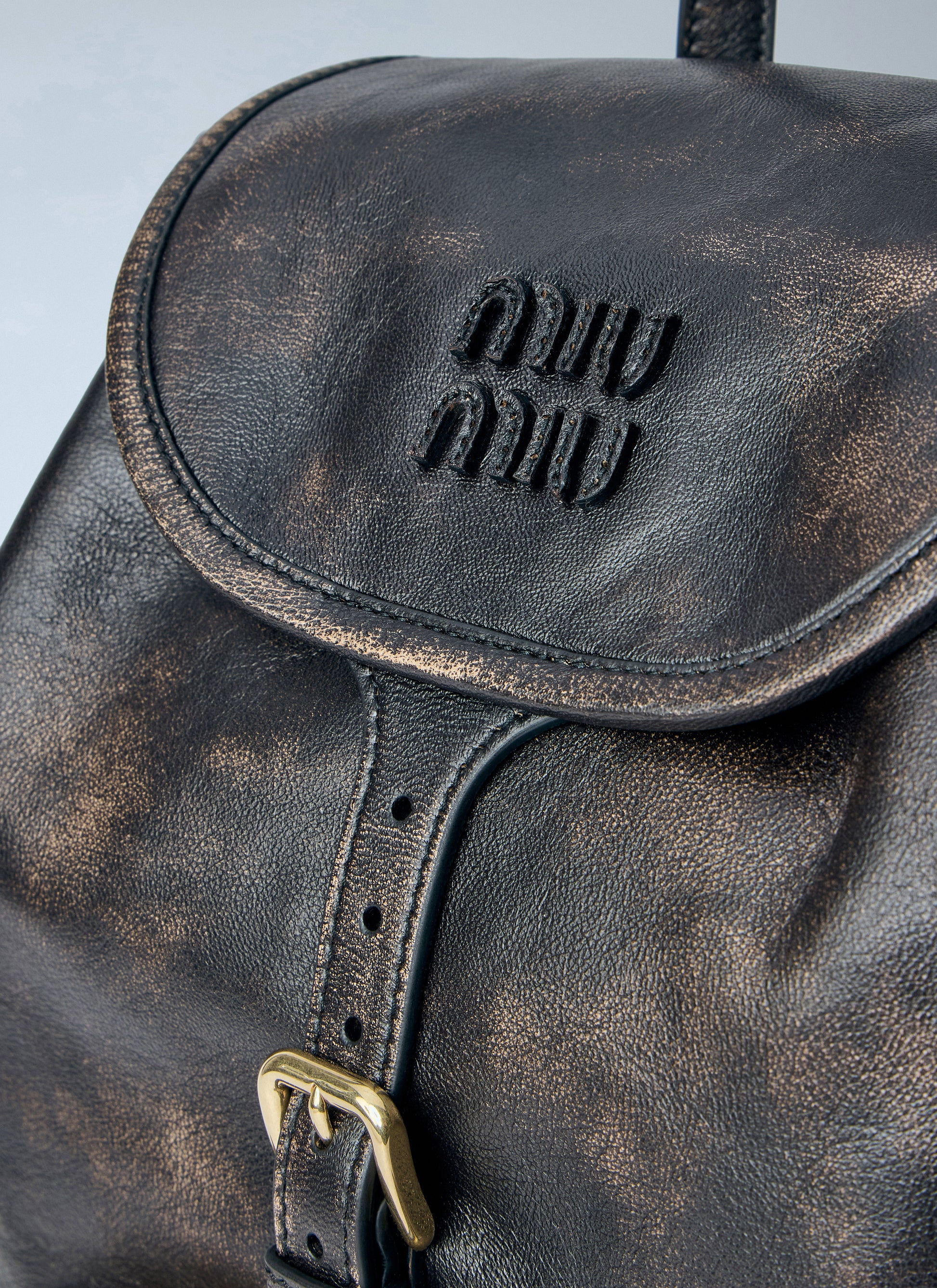 Miu Miu Women Leather Backpack MIU MIU