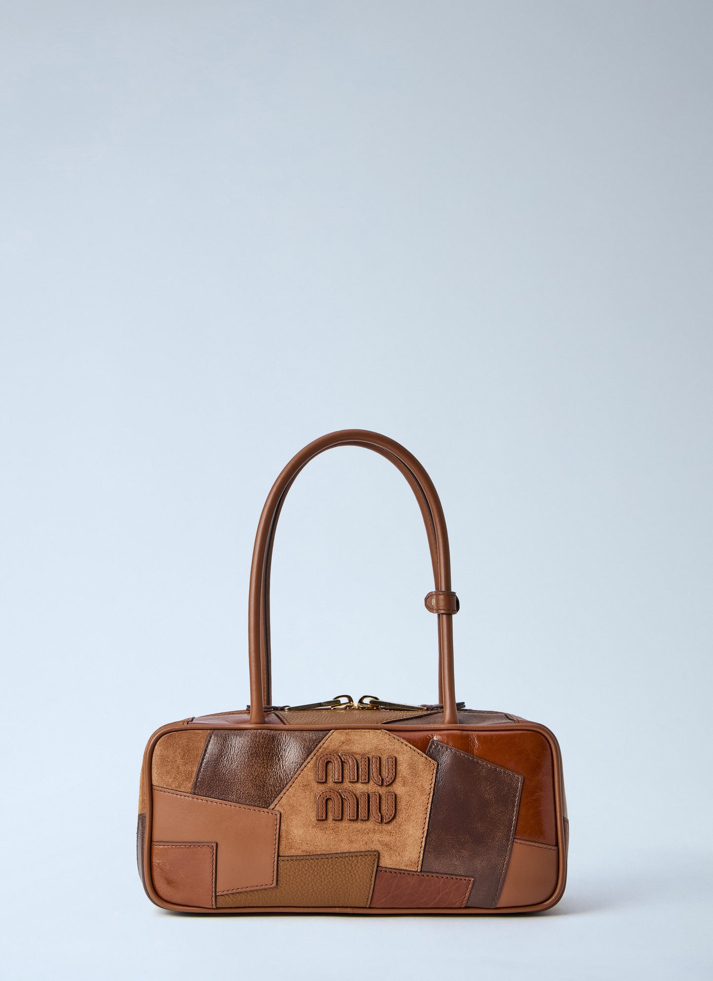 Miu Miu Women Beau Leather Patchwork Bag