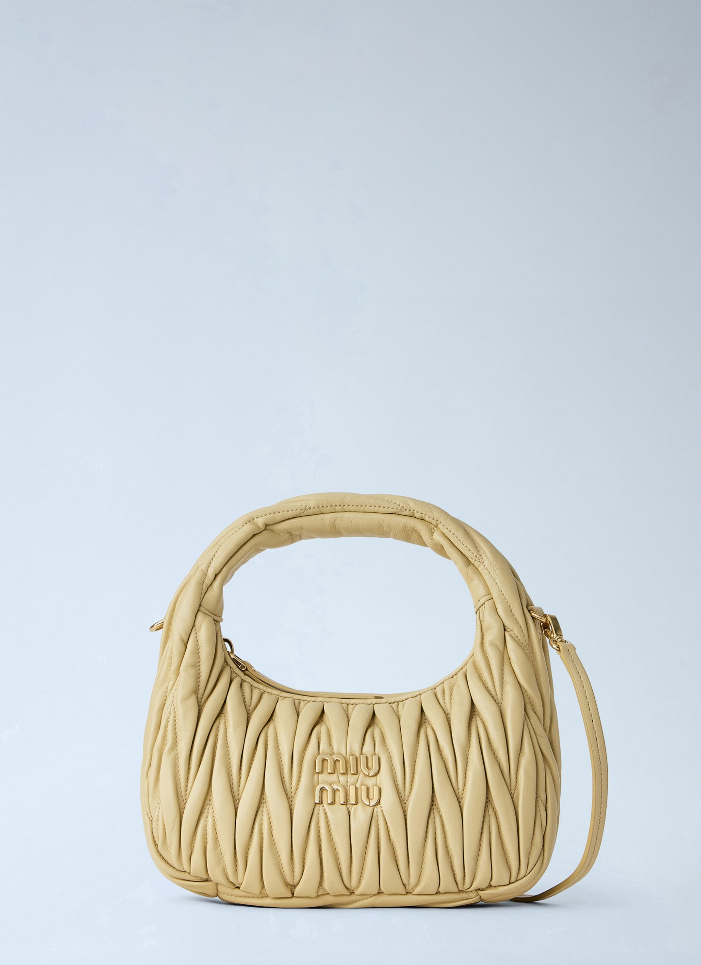 Miu Miu Women Wander Nappa Matelassé Hobo Bag MIU MIU