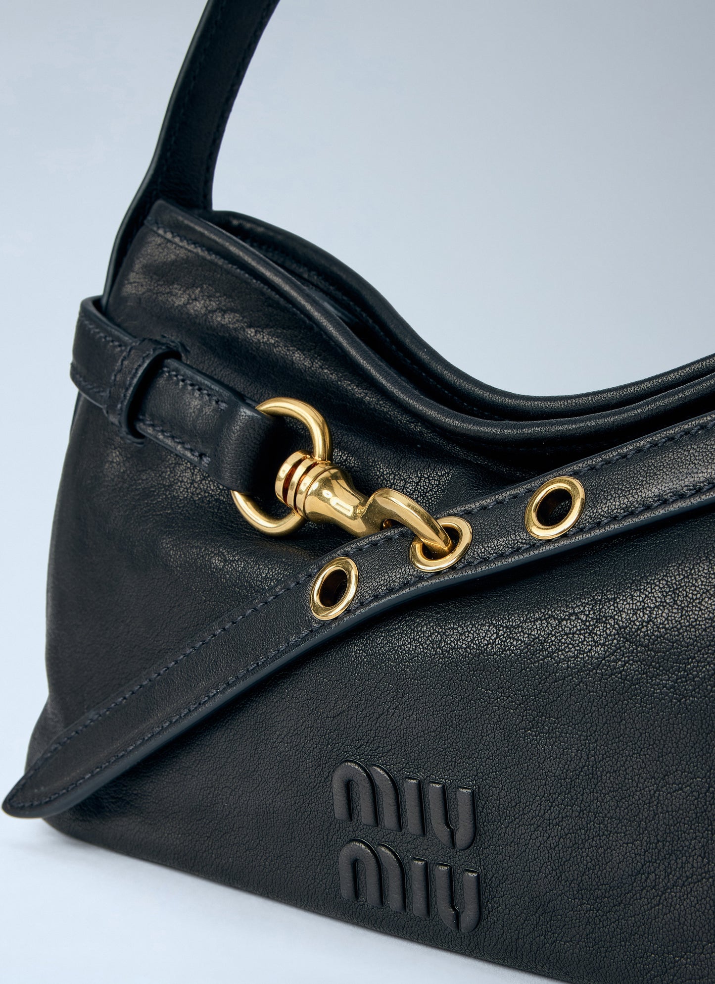 Miu Miu Women Adventure Nappa Leather Shoulder Bag MIU MIU