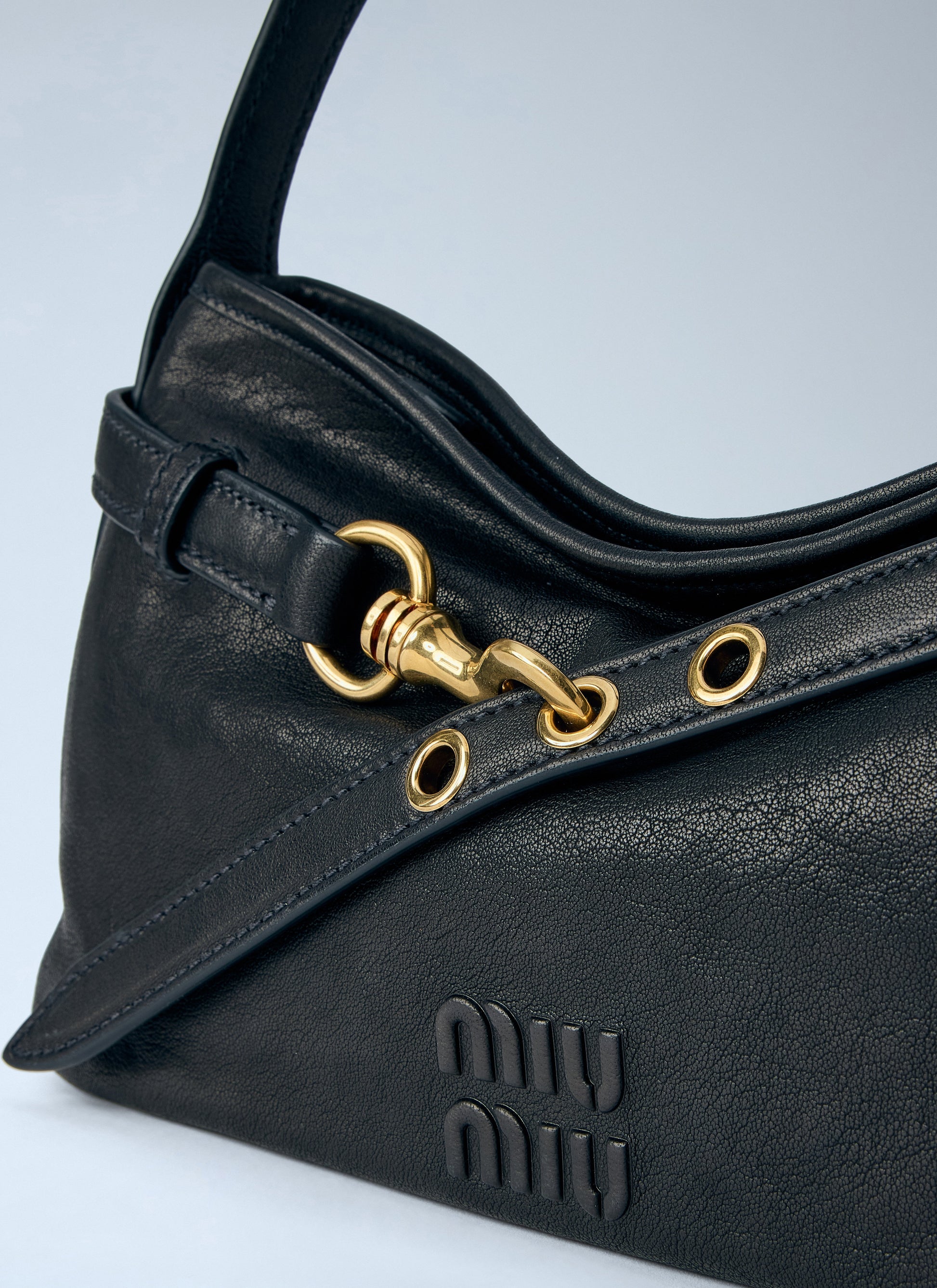 Miu Miu Women Adventure Nappa Leather Shoulder Bag MIU MIU