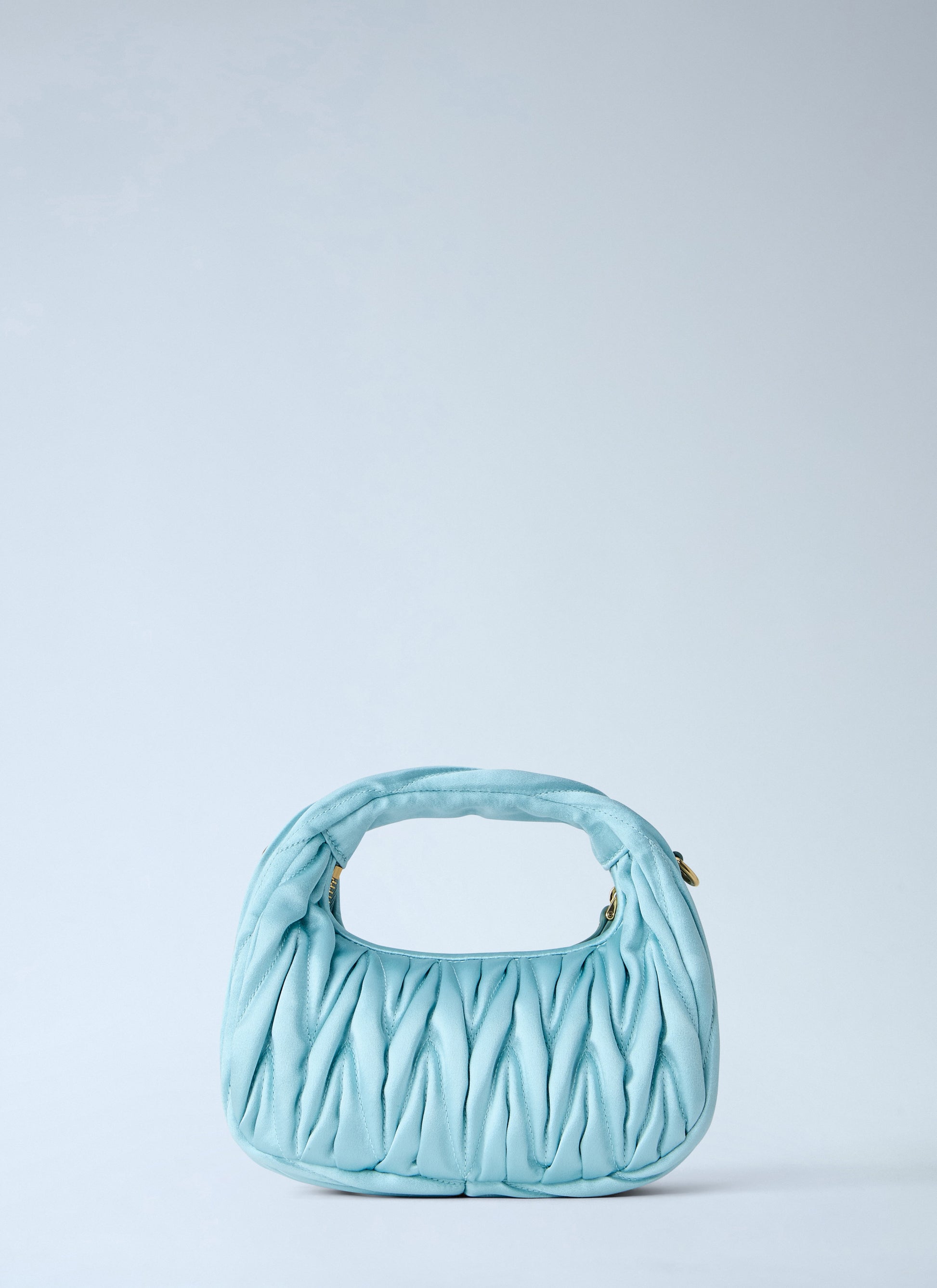 Miu Miu Women Wander Matelassé Satin Mini Bag MIU MIU