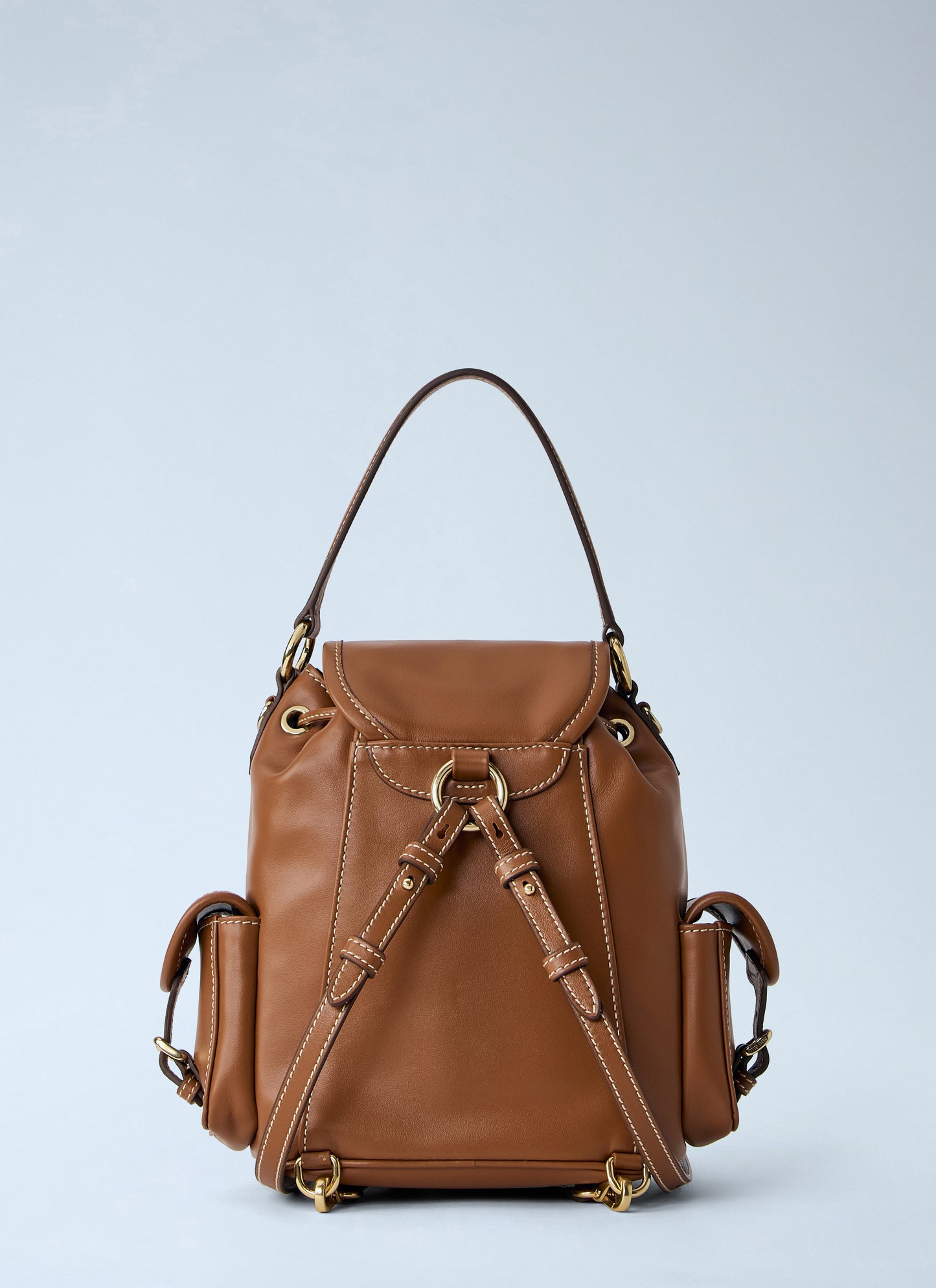 Miu Miu Women Logo Leather Backpack