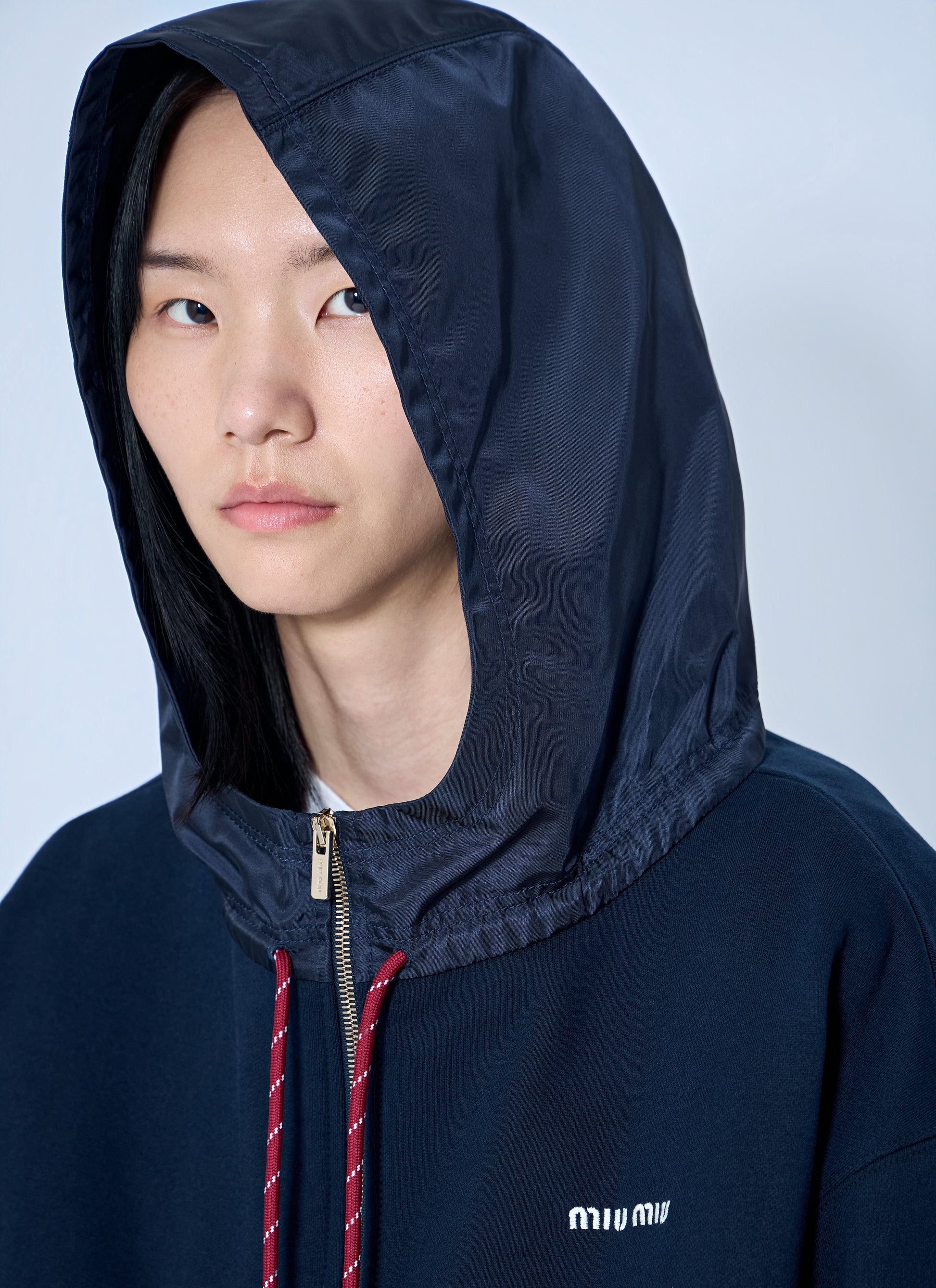 Miu Miu Women Zip Up Hoodie MIU MIU