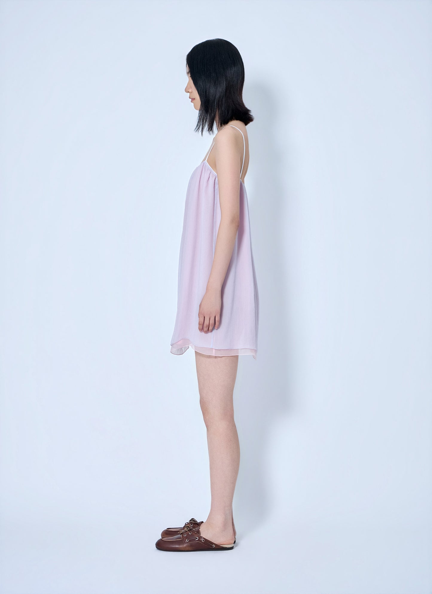 Miu Miu Women Wisteria Chiffon Dress MIU MIU