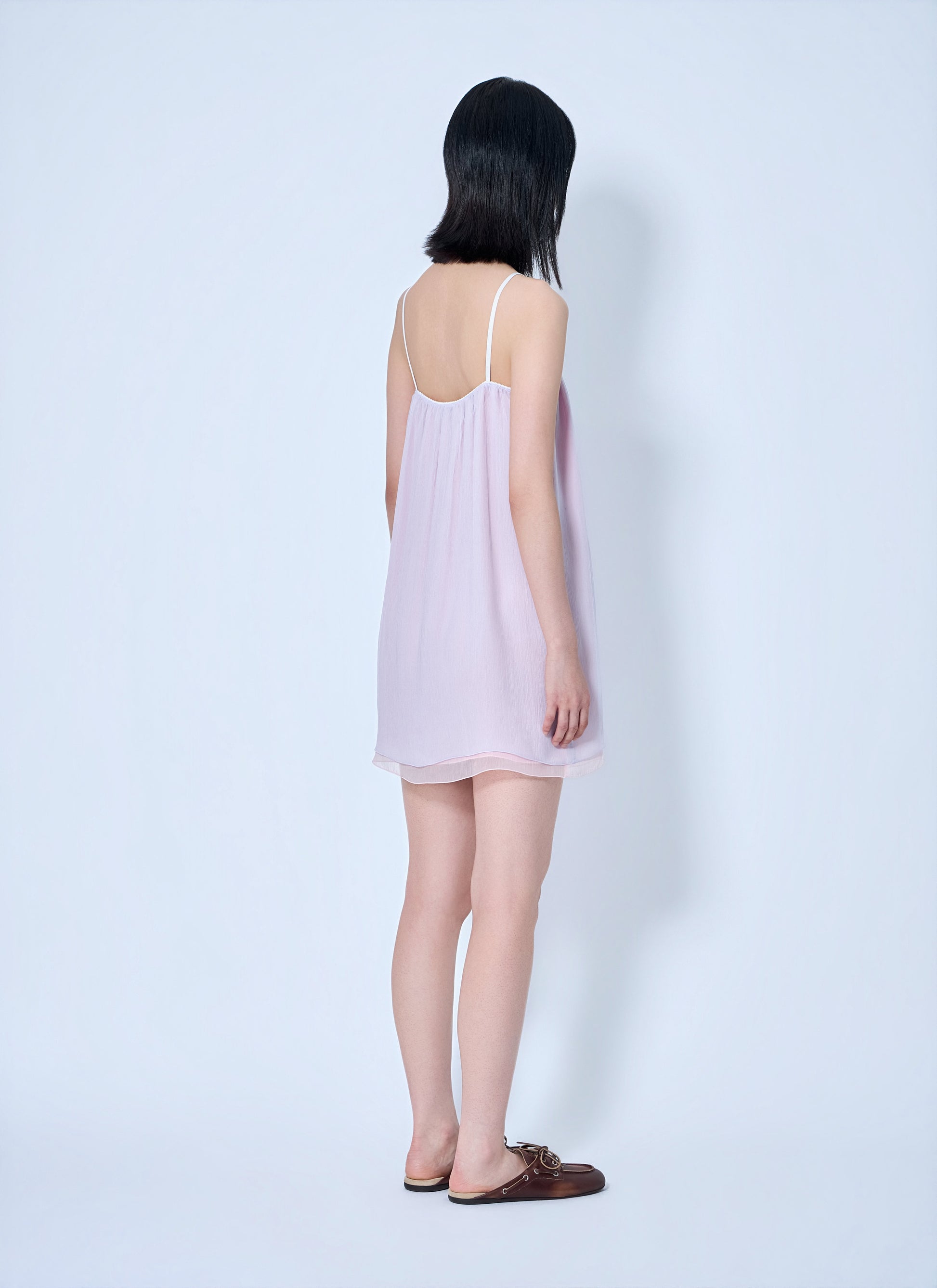 Miu Miu Women Wisteria Chiffon Dress MIU MIU
