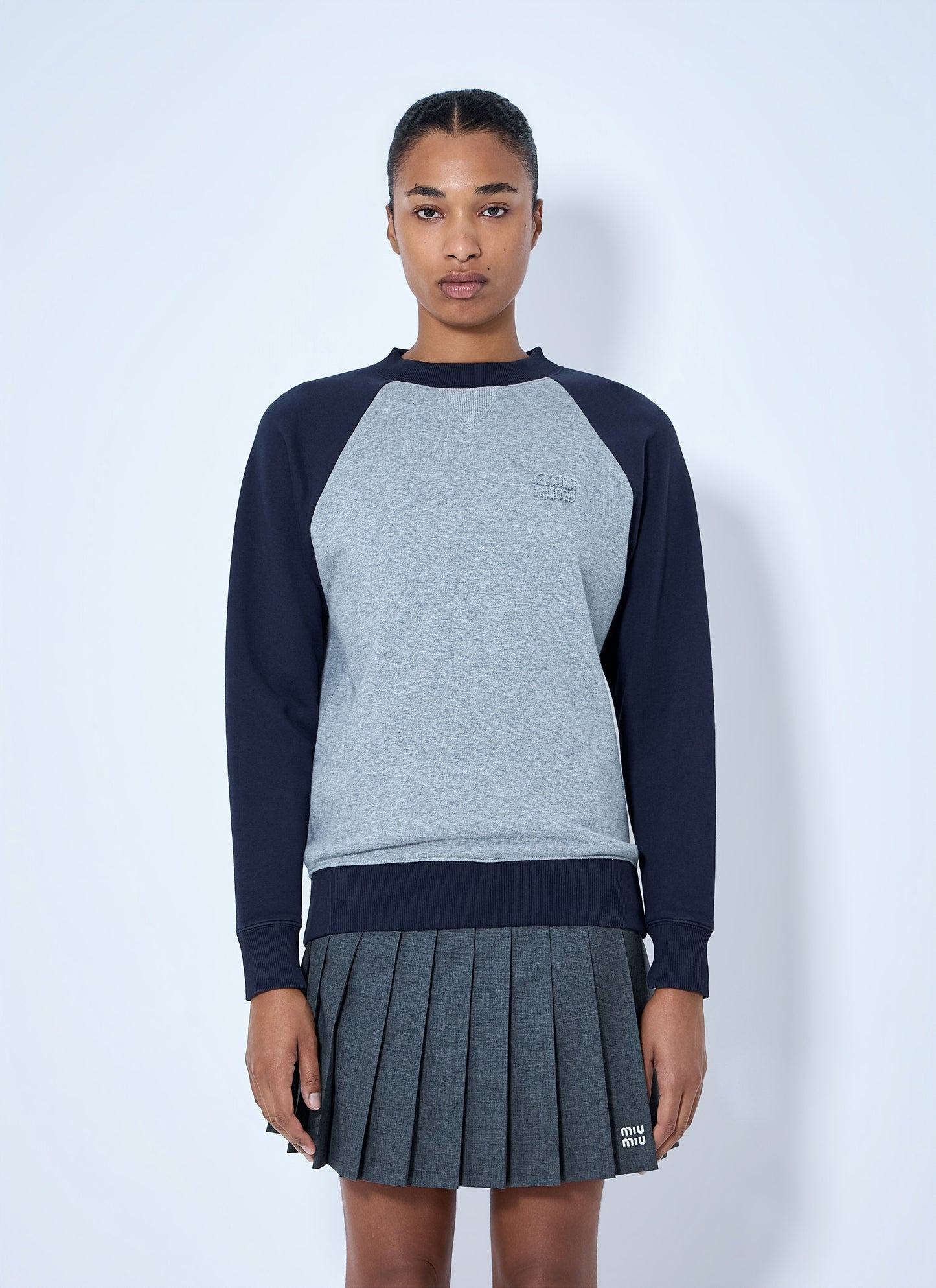 Miu Miu Women Raglan Sleeve Sweatshirt MIU MIU