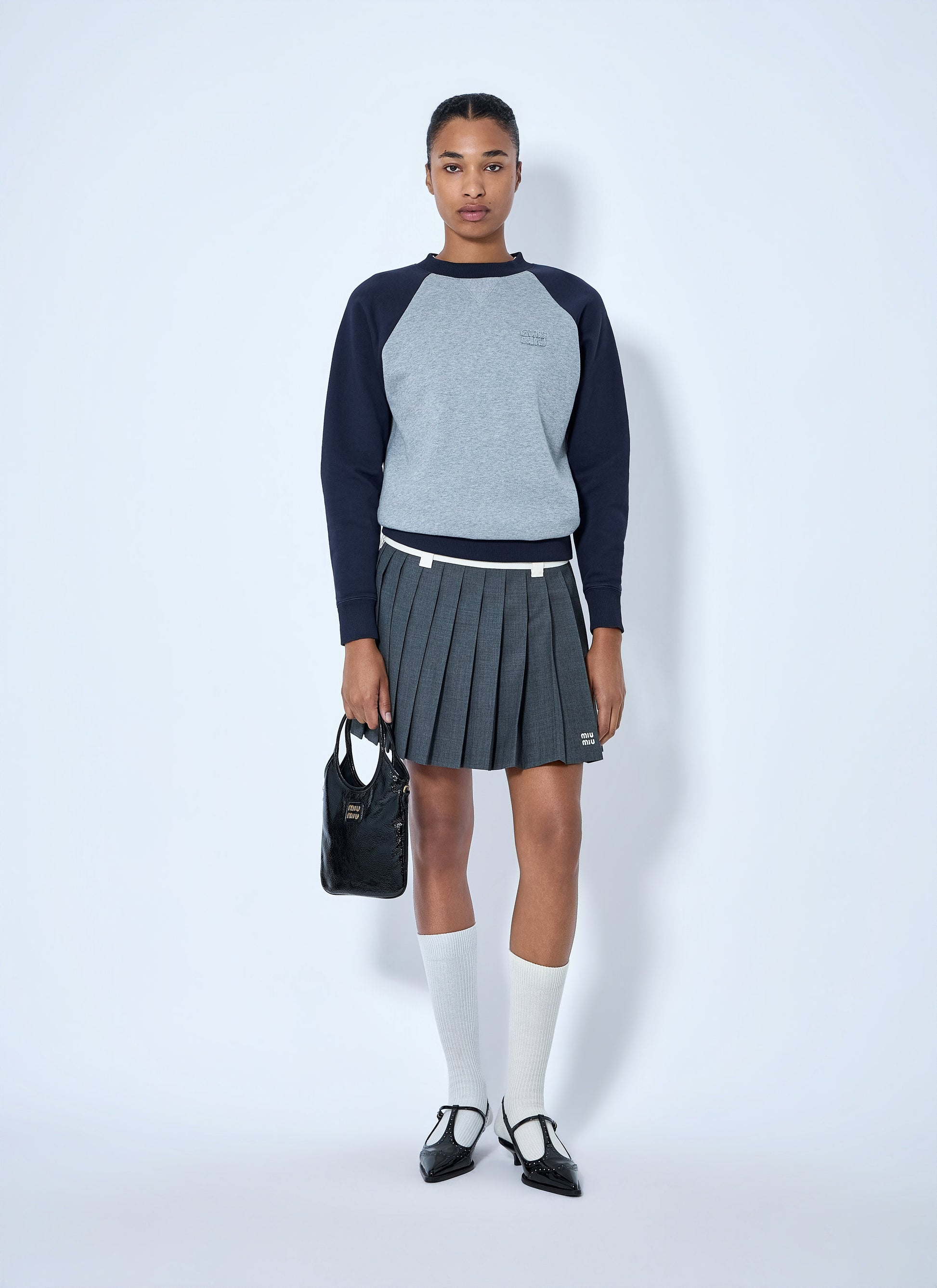 Miu Miu Women Raglan Sleeve Sweatshirt MIU MIU