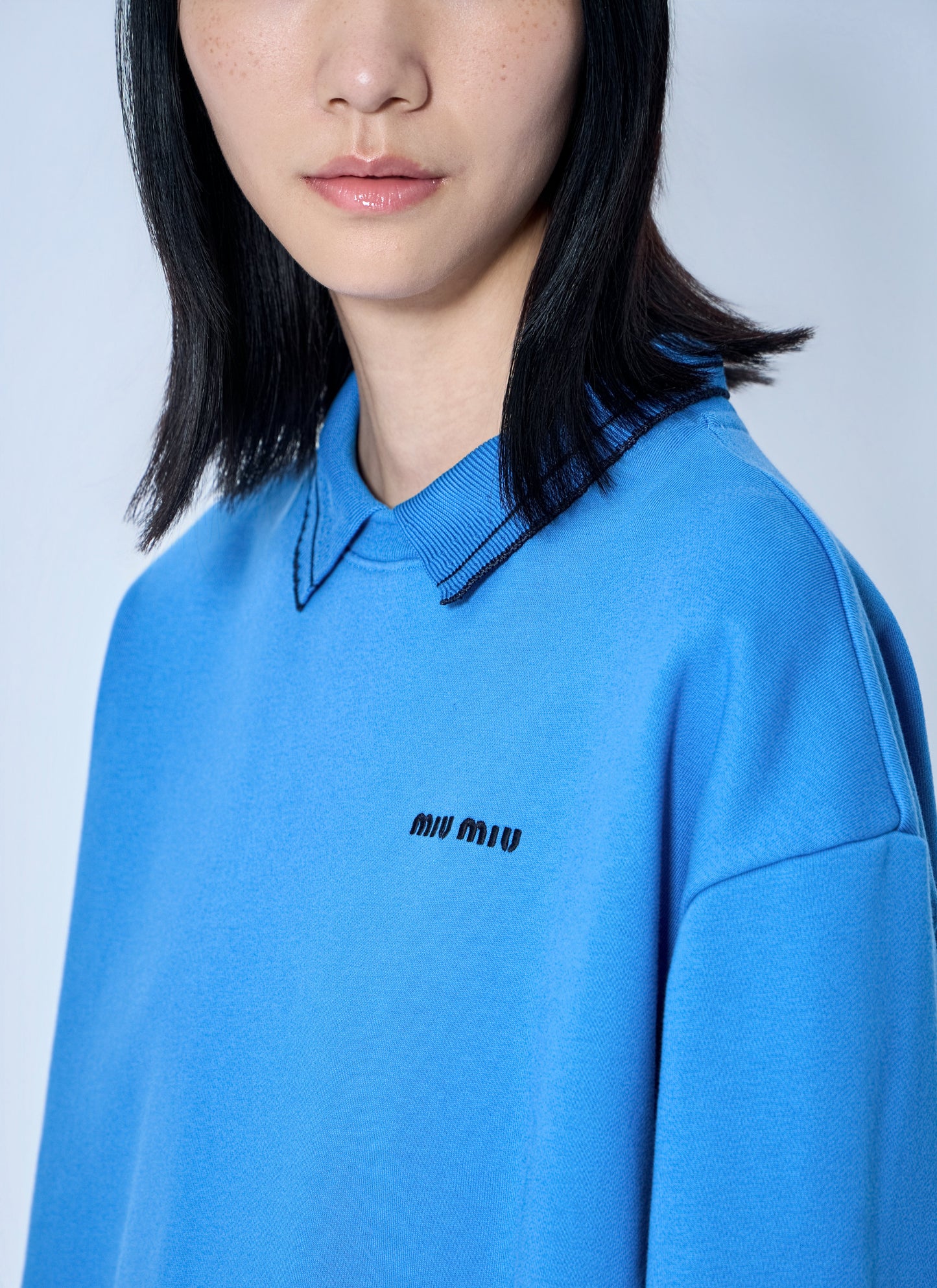 Miu Miu Women Logo Motif Sweatshirt MIU MIU