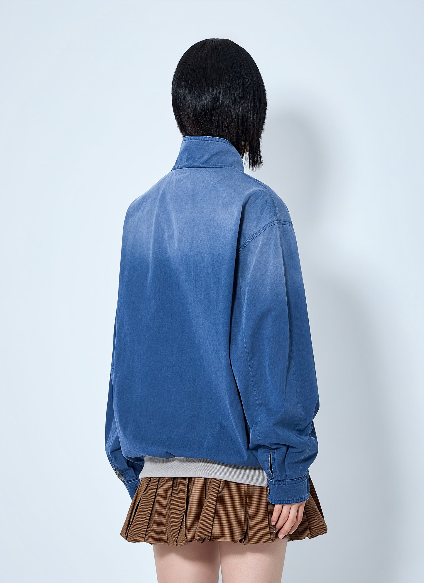 Miu Miu Women Old Washed Twill Blouson Jacket