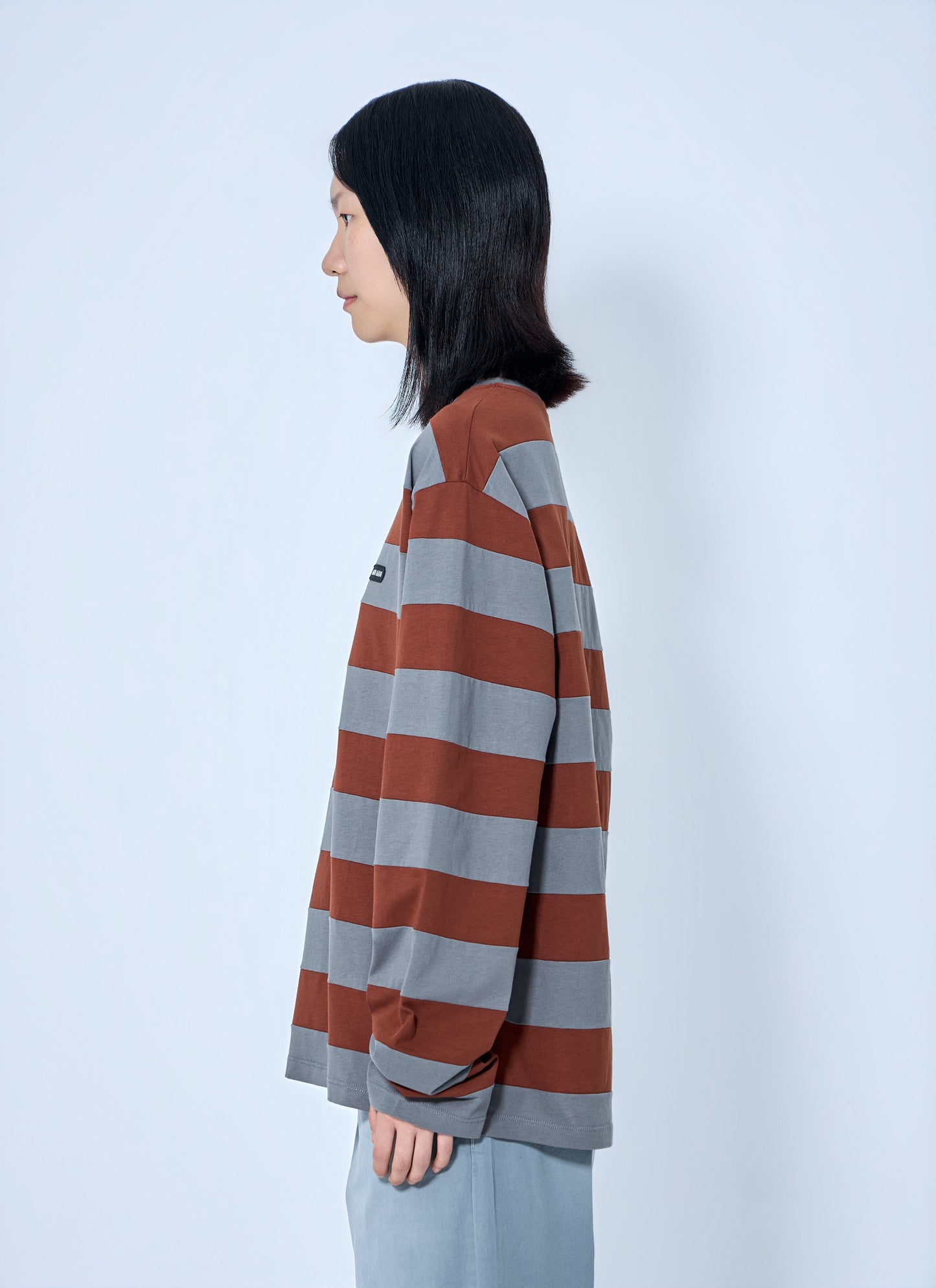 Miu Miu Women Striped Jersey T-Shirt MIU MIU