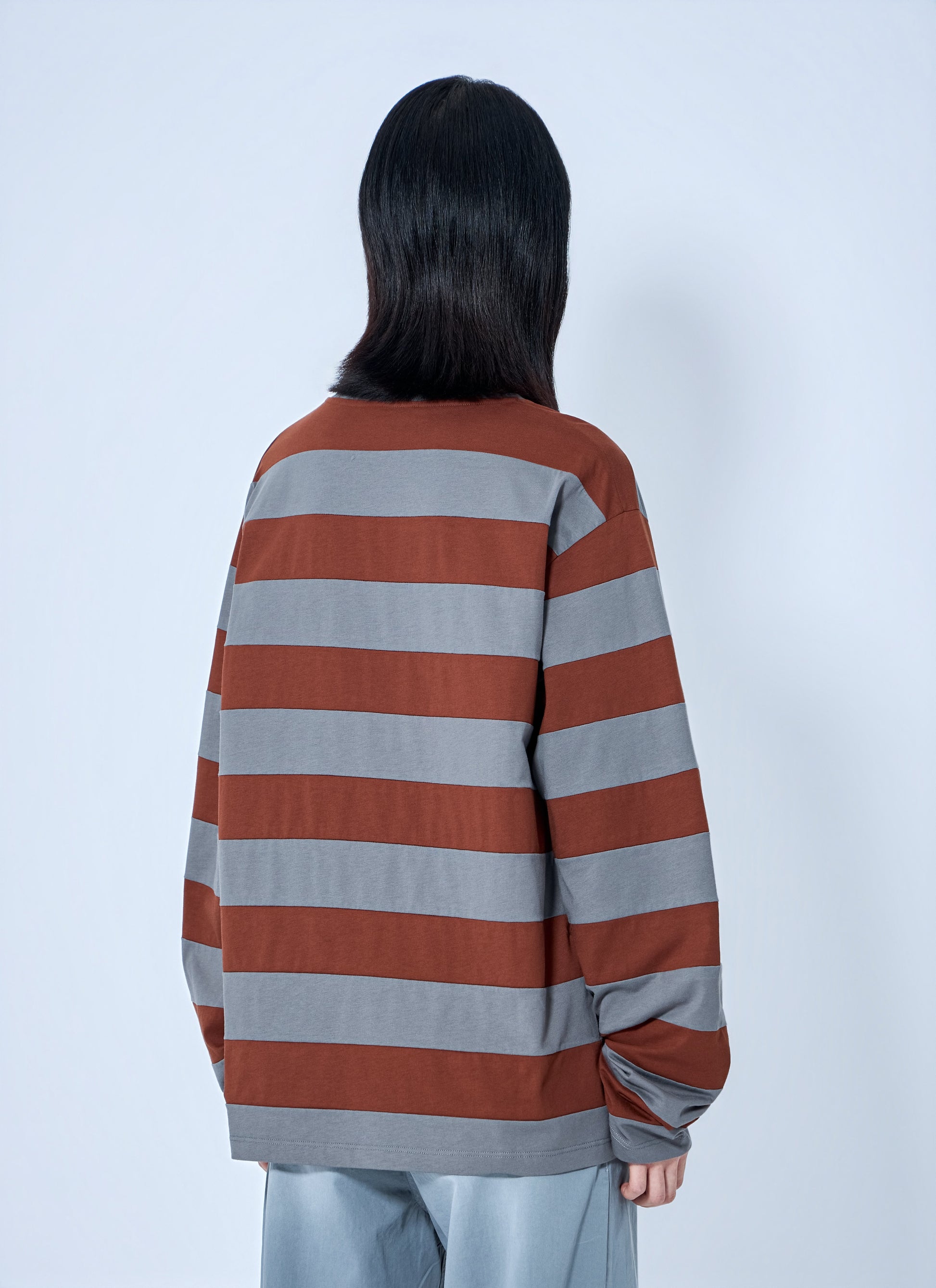 Miu Miu Women Striped Jersey T-Shirt MIU MIU