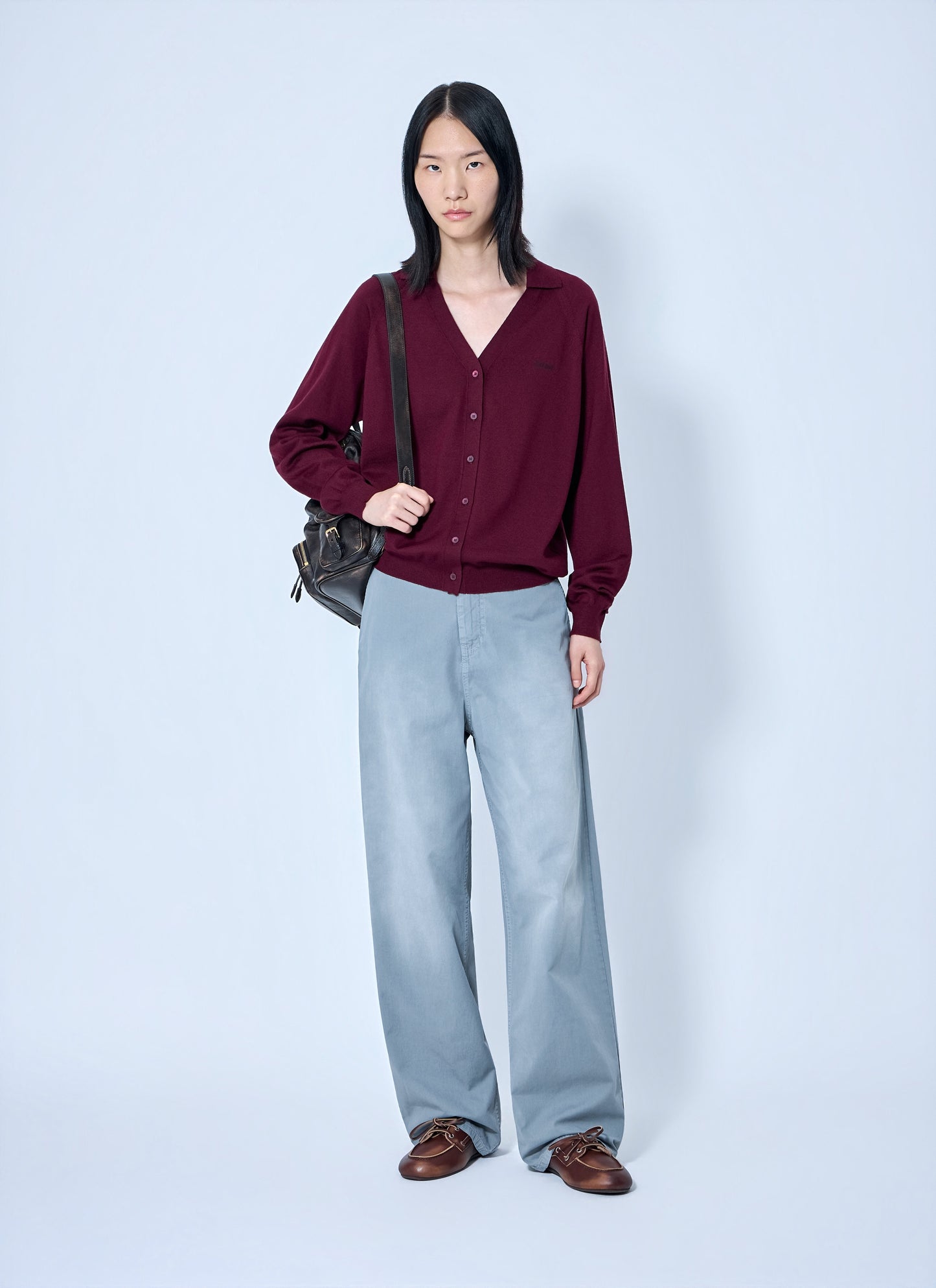Miu Miu Women Knit Cardigan With Logo MIU MIU
