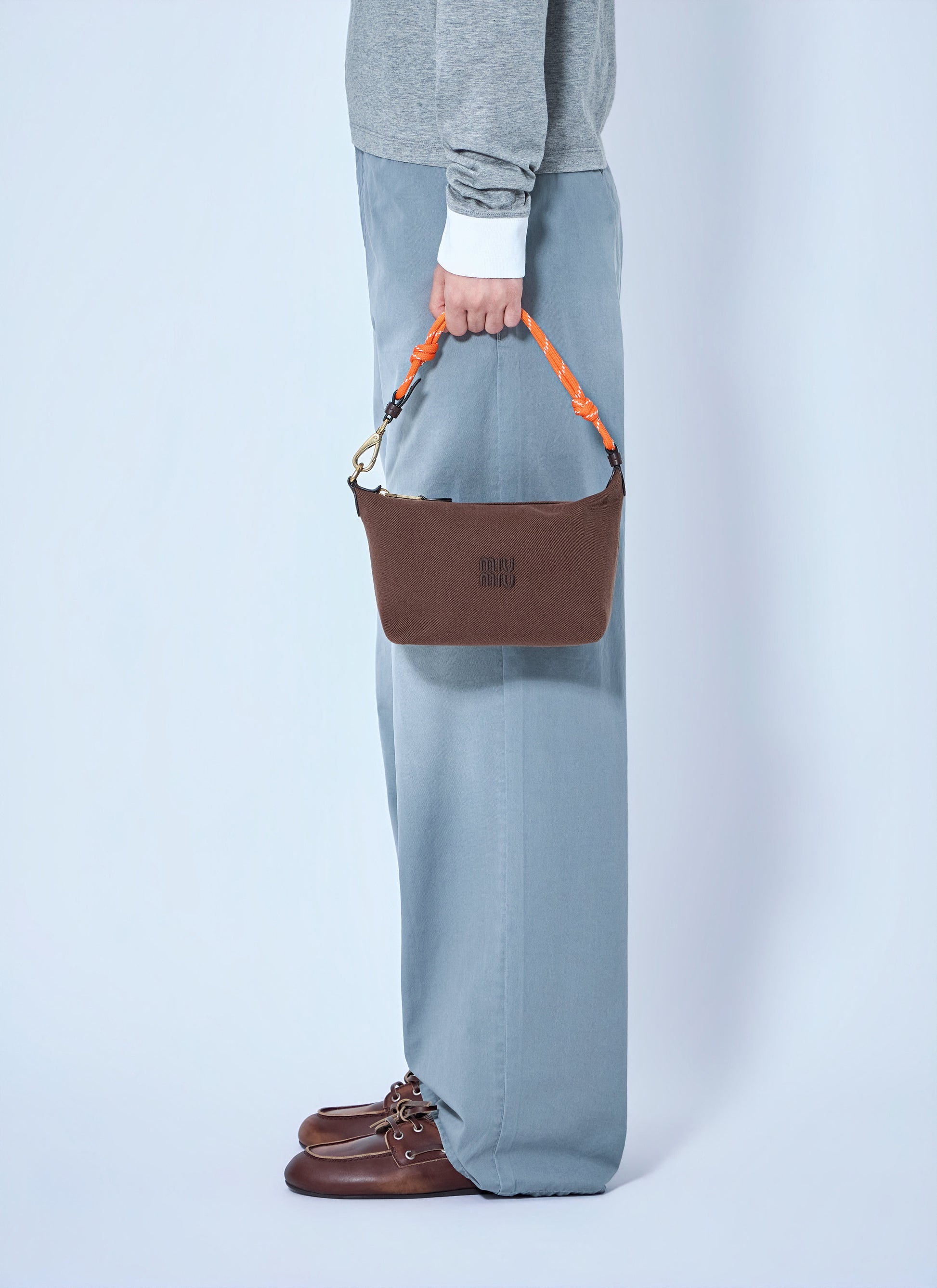 Miu Miu Women Gabardine Zip Handbag MIU MIU