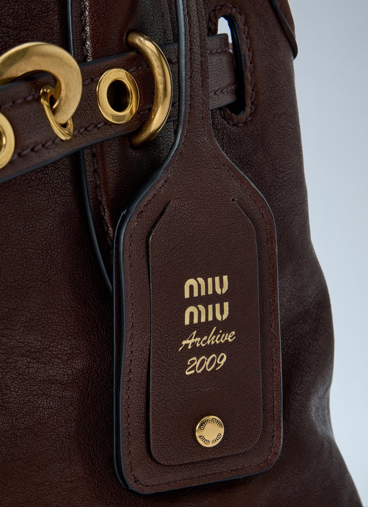 Miu Miu Women Adventure Nappa Leather Bag