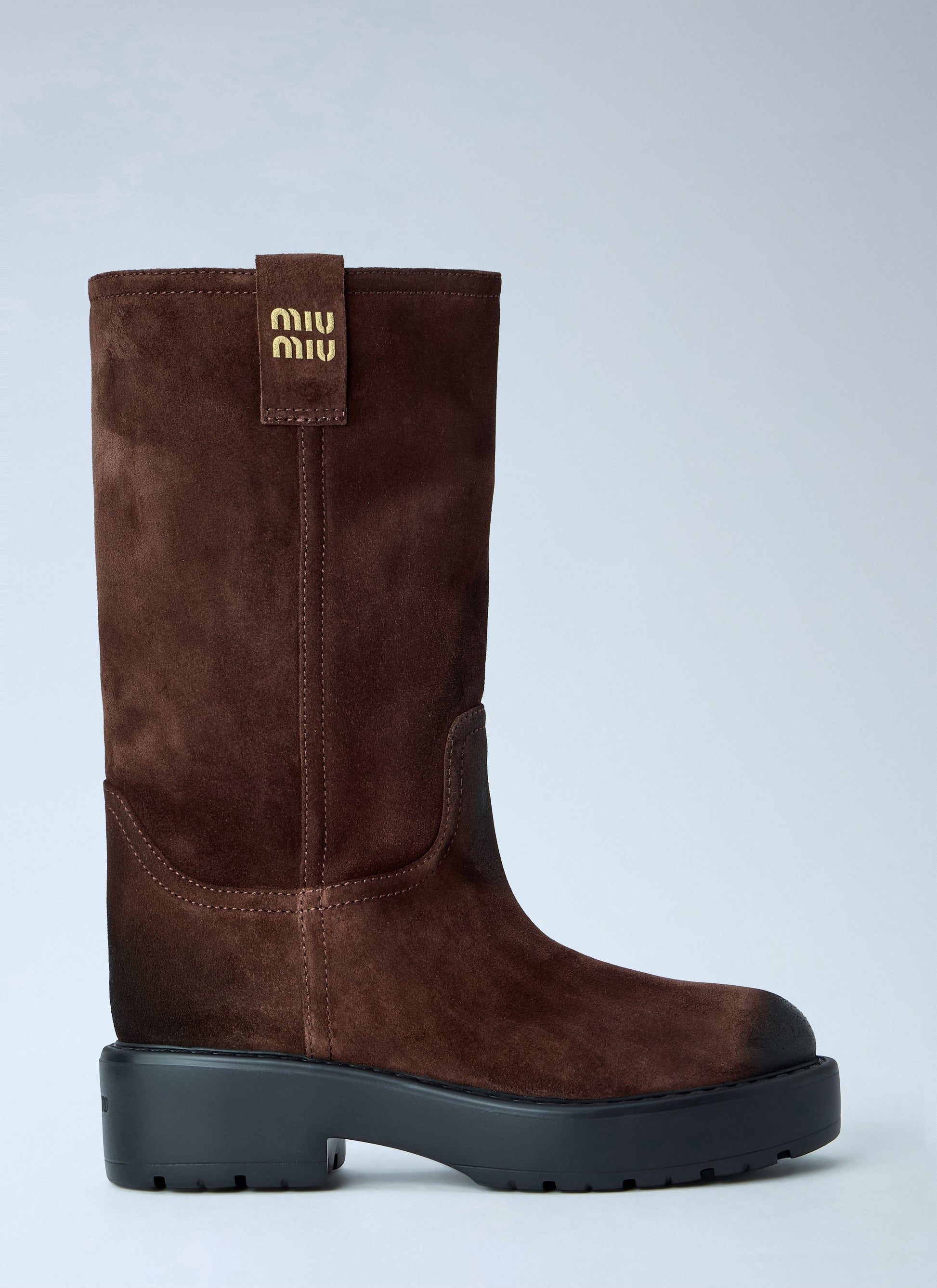 Miu Miu Women Suede Boots MIU MIU