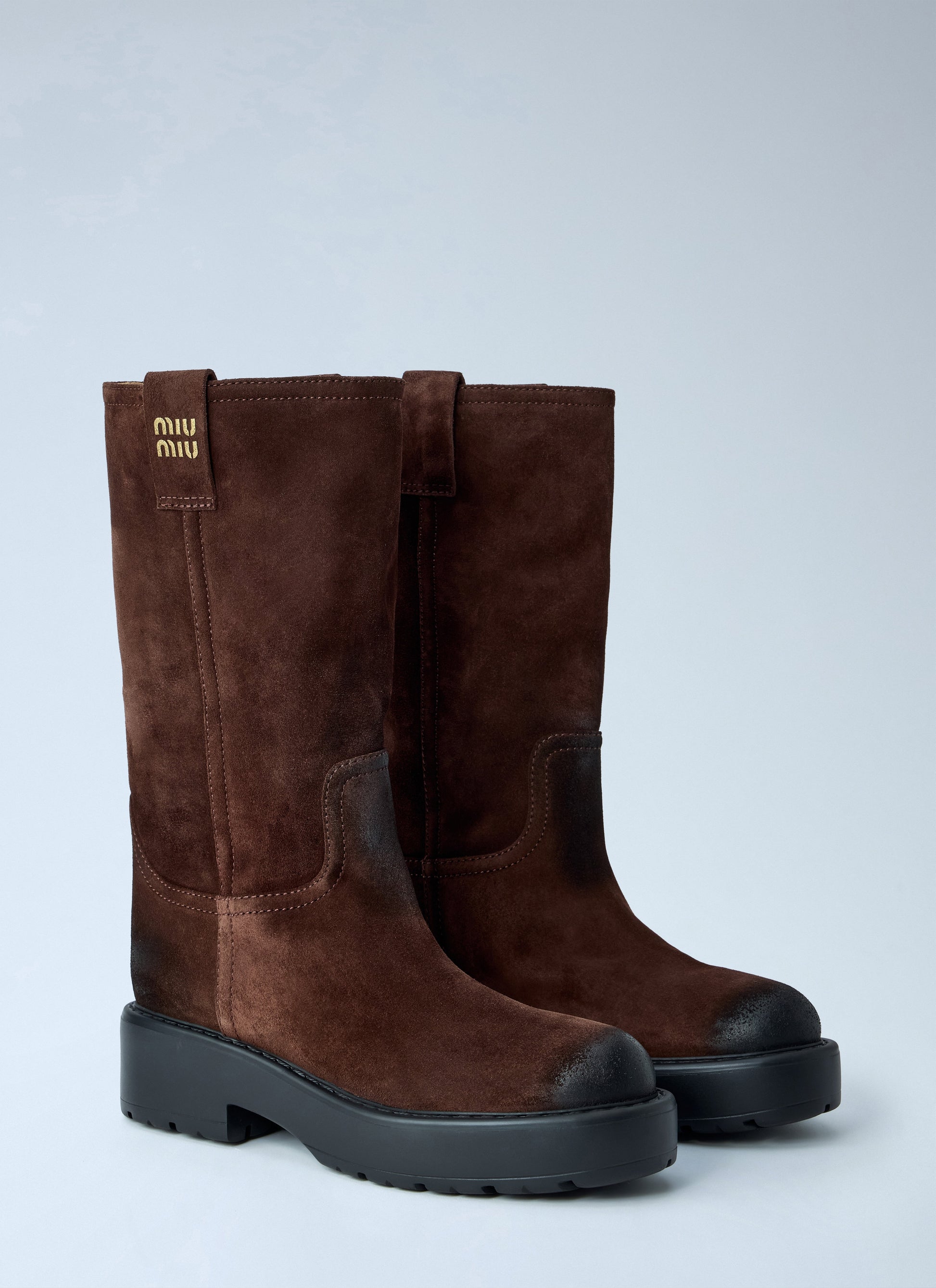 Miu Miu Women Suede Boots MIU MIU