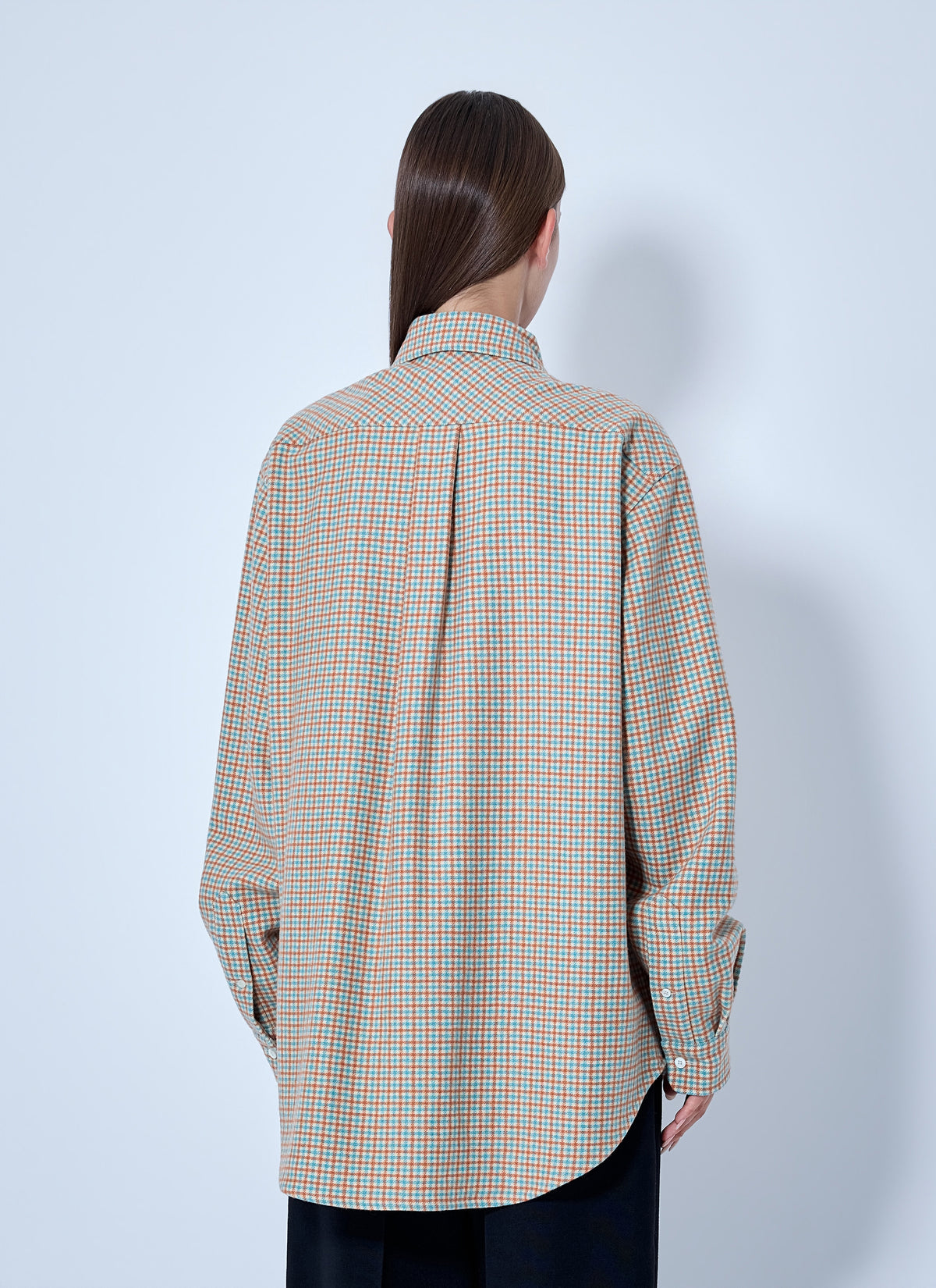 Miu Miu Women Checked Cotton Shirt MIU MIU