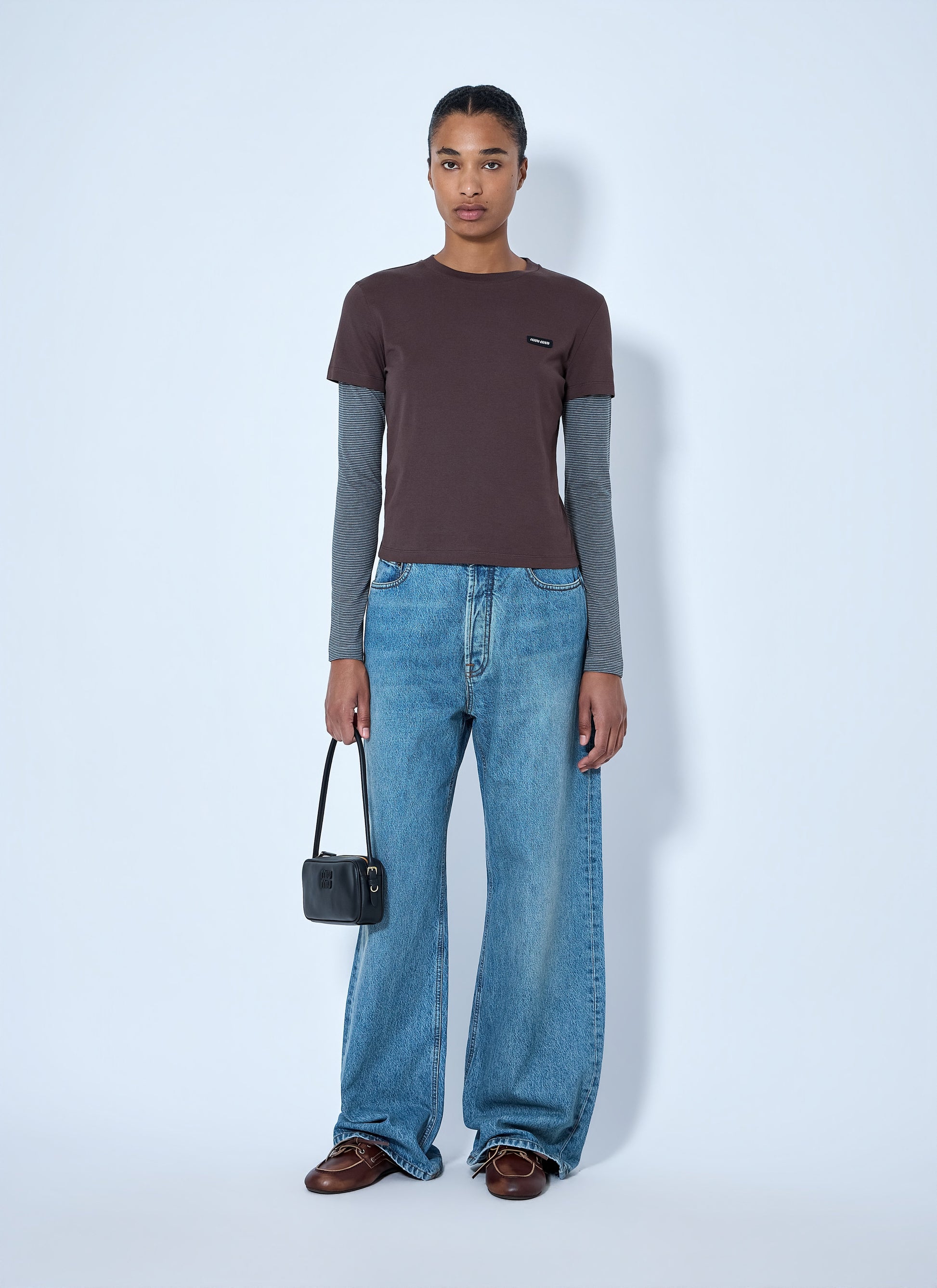 Miu Miu Women Jersey T-Shirt MIU MIU