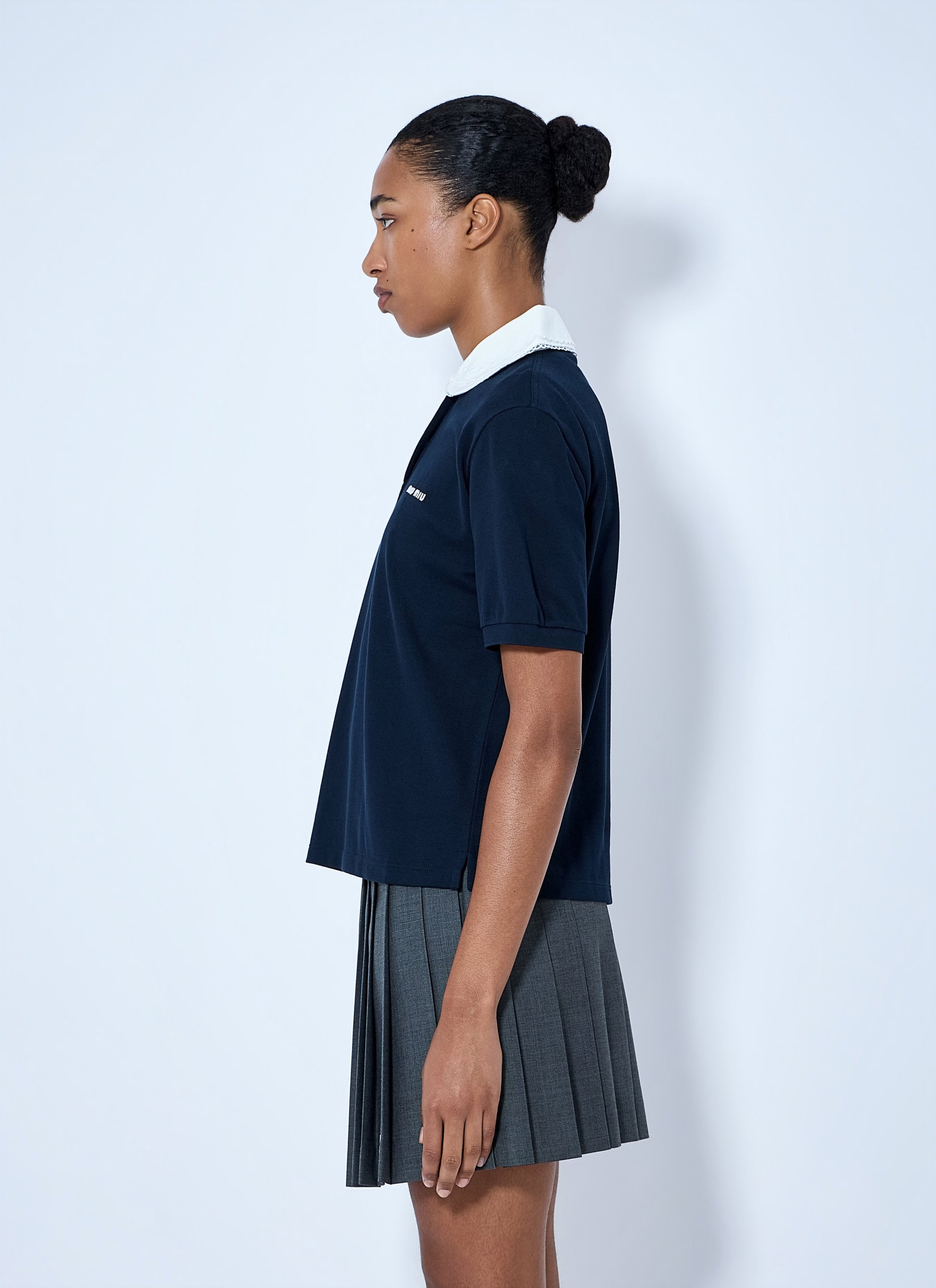 Miu Miu Women Piqué Polo Shirt MIU MIU