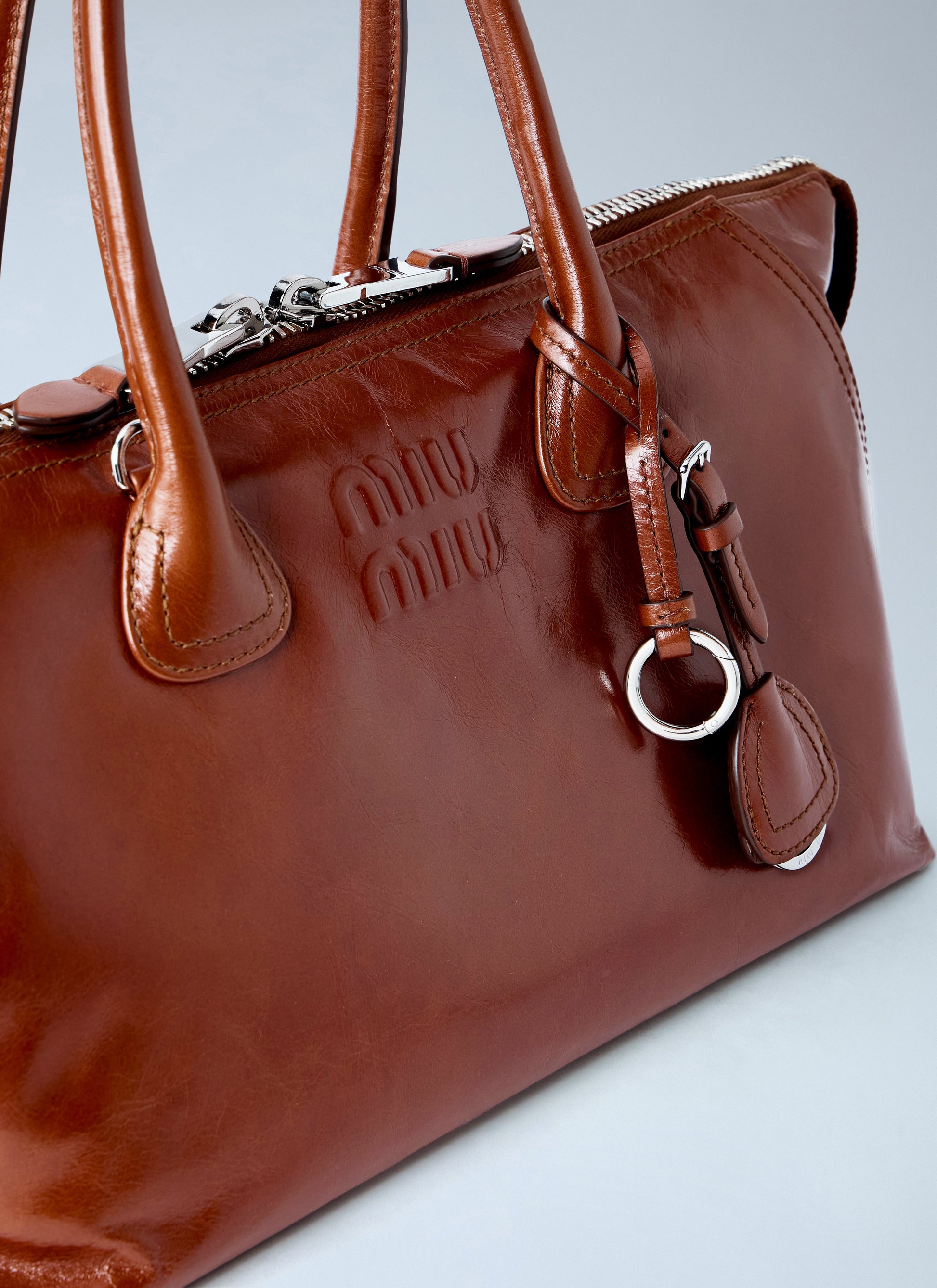 Miu Miu Women Leather Top Handle Bag MIU MIU