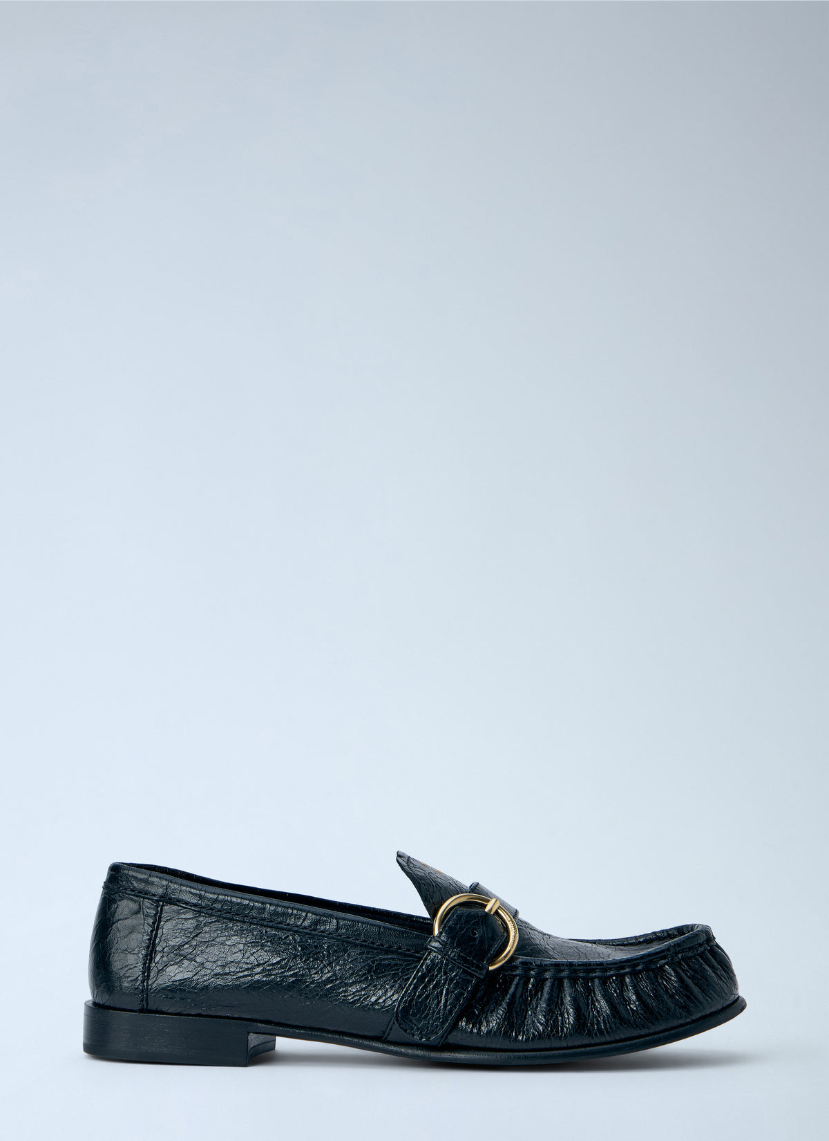 Miu Miu Women Leather Loafers With Buckle Detail MIU MIU