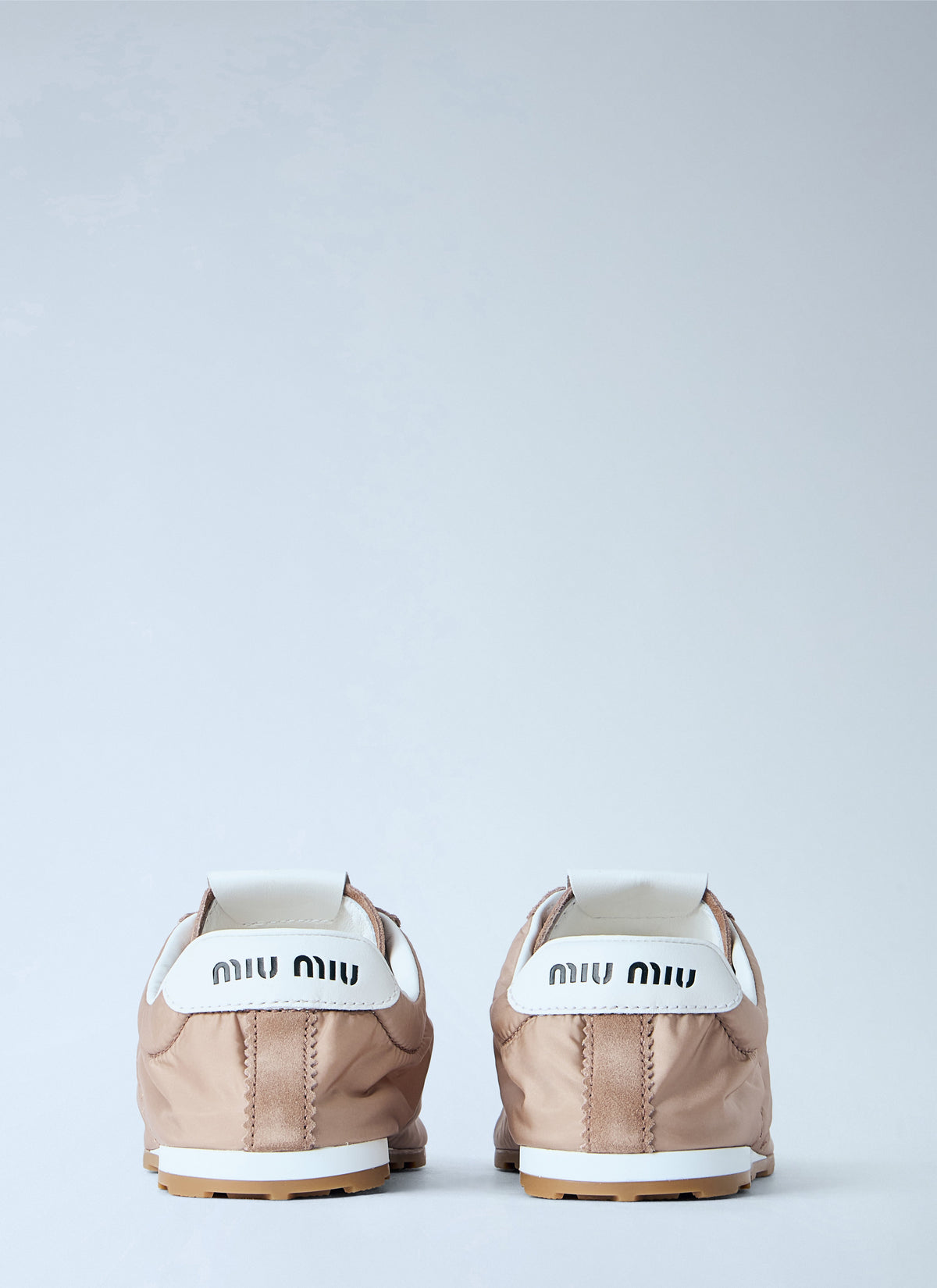 Miu Miu Women Plume Technical Fabric And Suede Sneakers MIU MIU