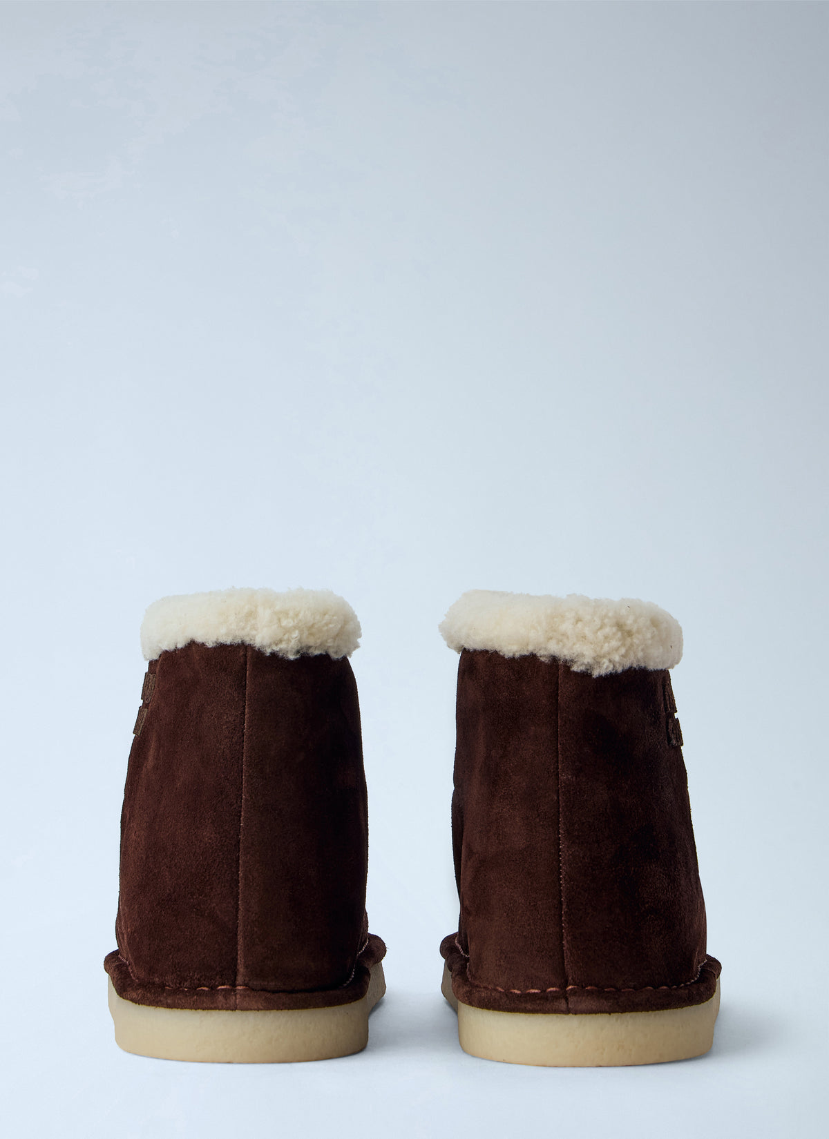 Miu Miu Women Shearling-Lined Suede Ankle Boots MIU MIU