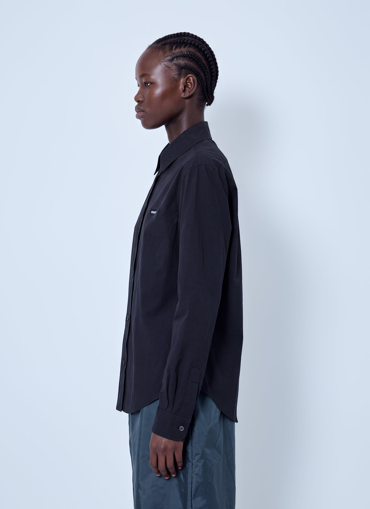 Miu Miu Women Stretch Poplin Shirt MIU MIU