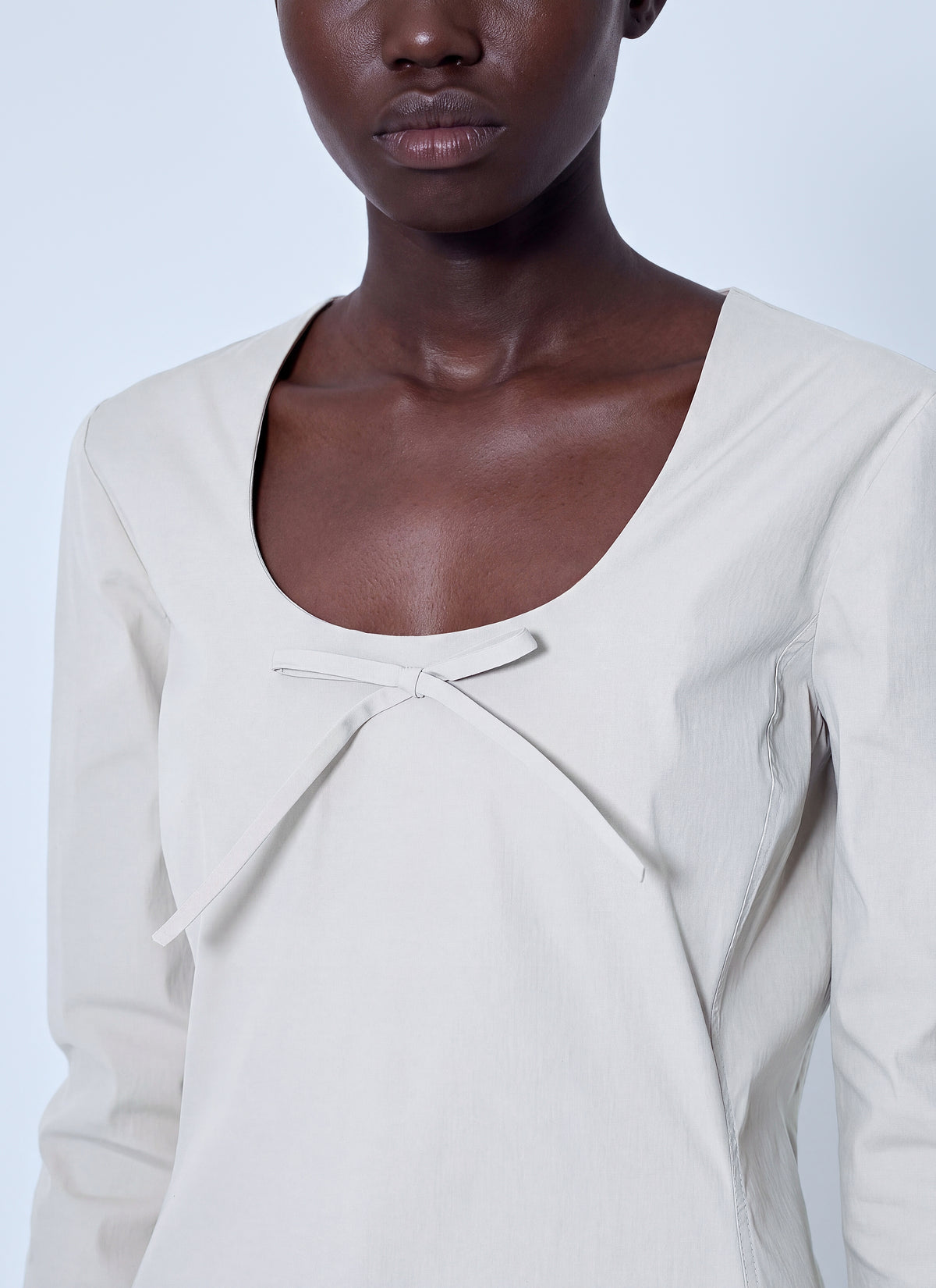 Miu Miu Women Stretch Poplin Mini Dress MIU MIU