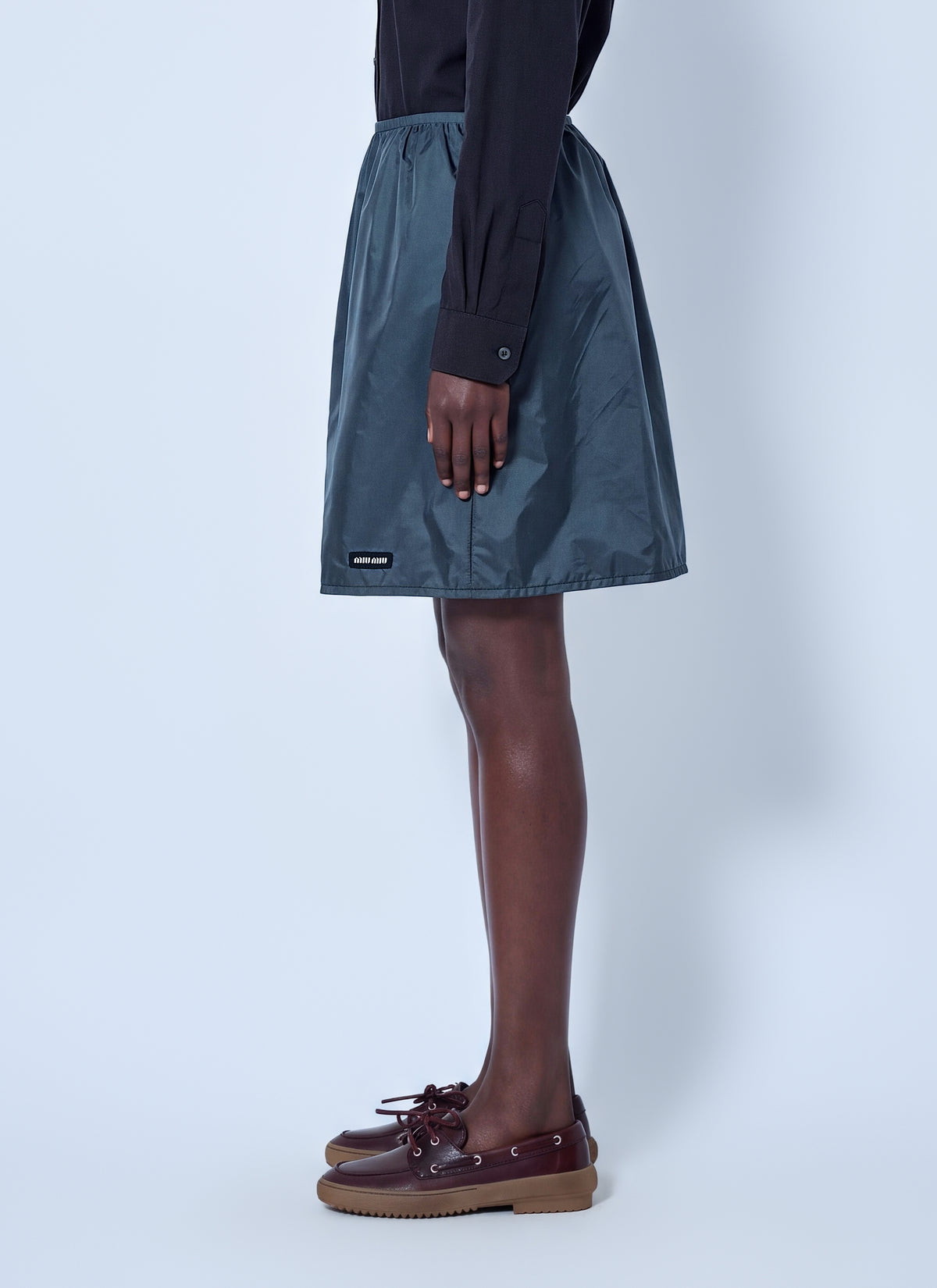 Miu Miu Women Technical Fabric Skirt MIU MIU