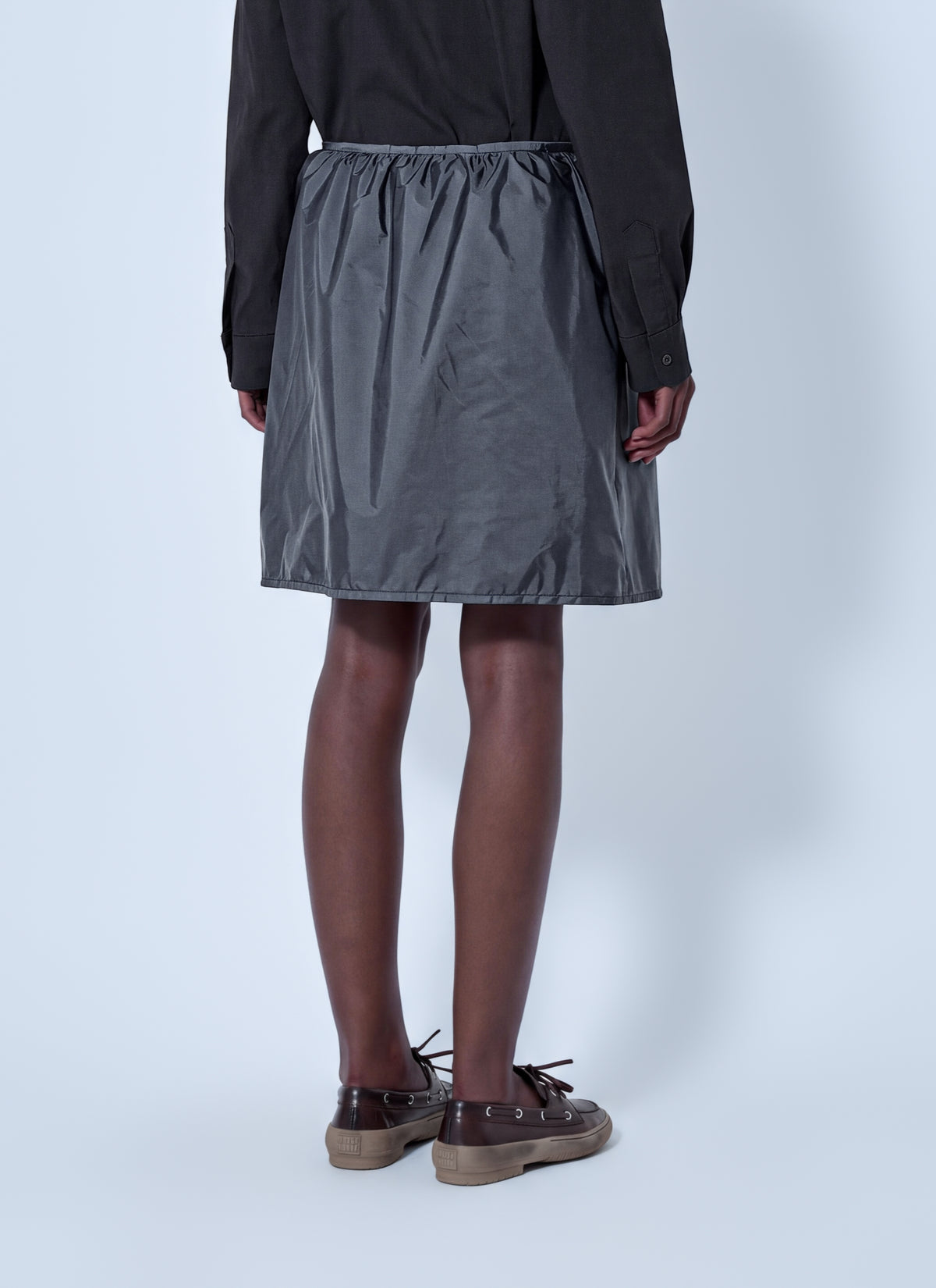 Miu Miu Women Technical Fabric Skirt MIU MIU