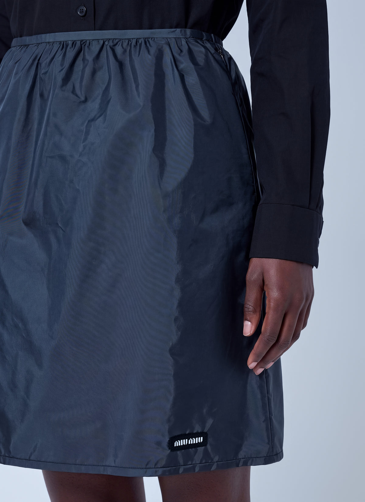 Miu Miu Women Technical Fabric Skirt MIU MIU