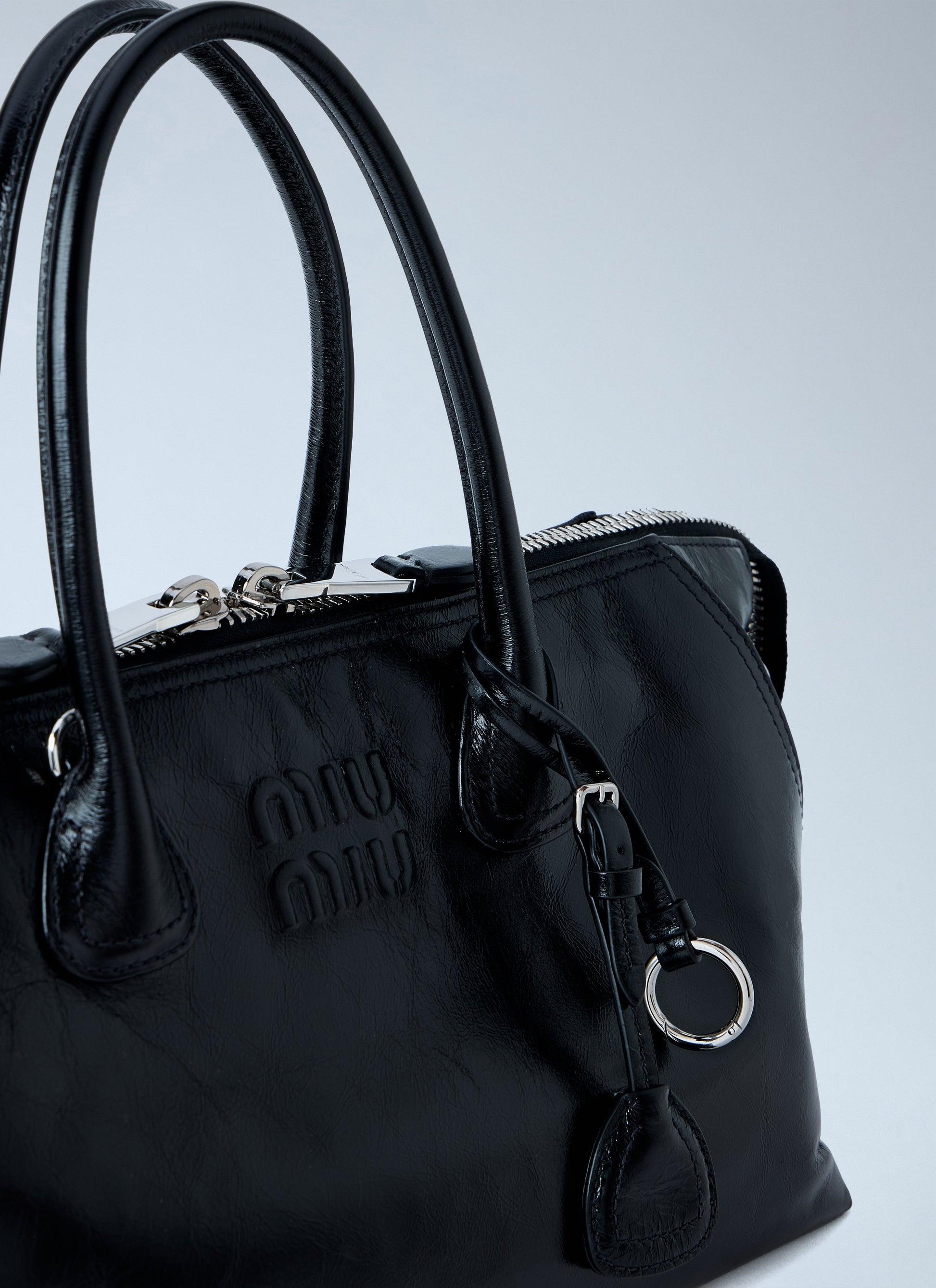 Miu Miu Women Leather Top Handle Bag MIU MIU