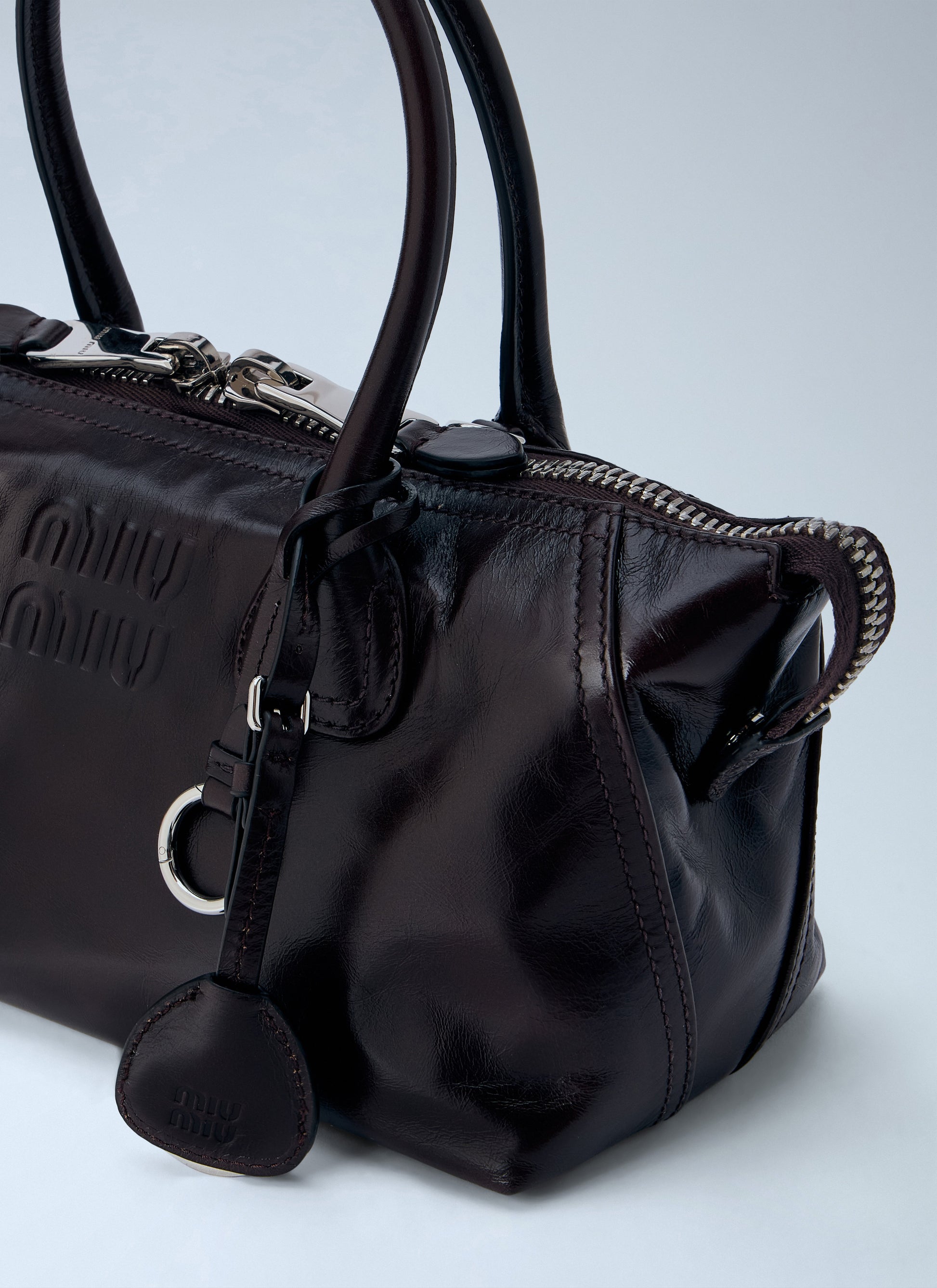 Miu Miu Women Leather Top Handle Bag MIU MIU