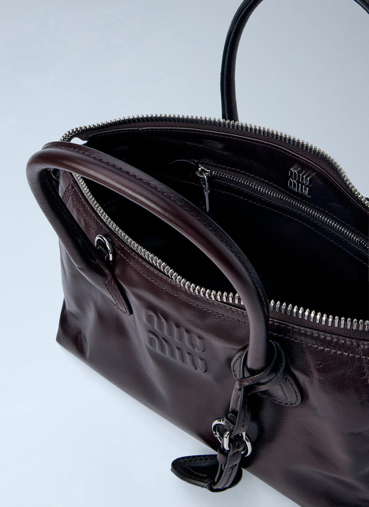 Miu Miu Women Leather Top Handle Bag MIU MIU