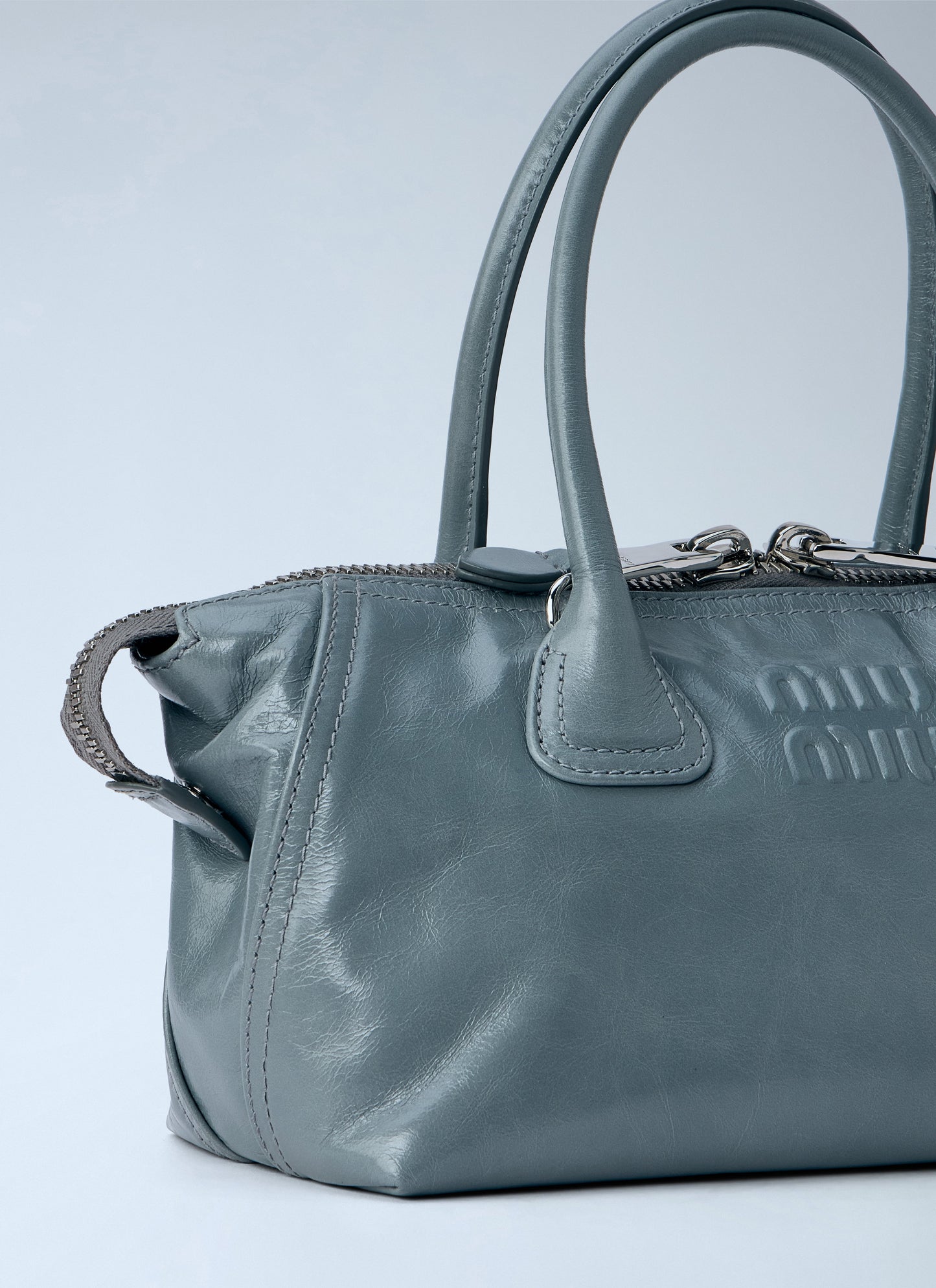 Miu Miu Women Leather Top Handle Bag MIU MIU