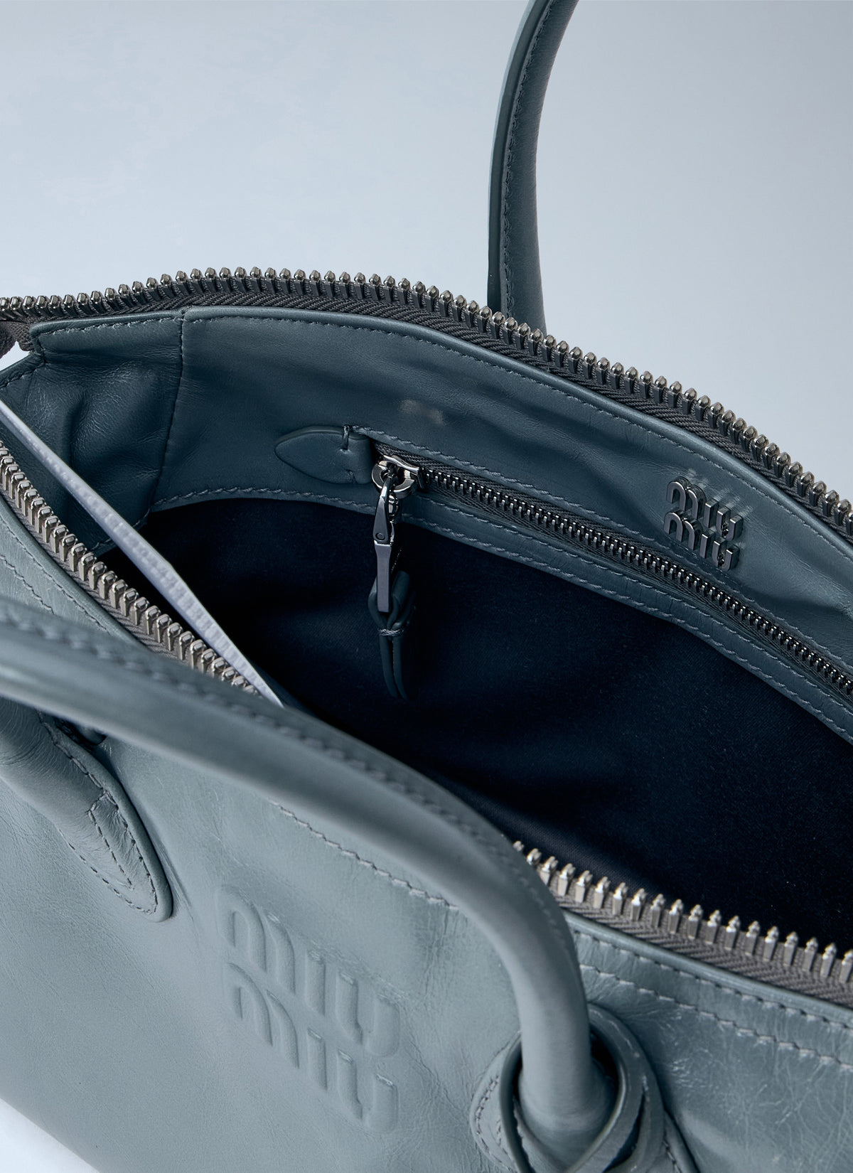 Miu Miu Women Leather Top Handle Bag MIU MIU