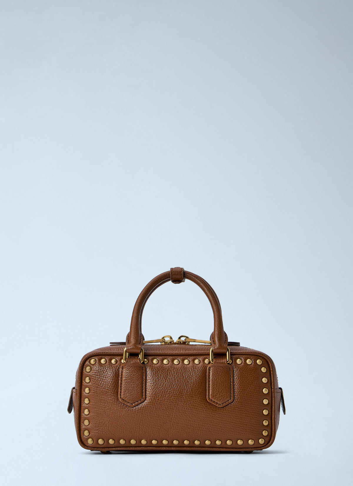 Miu Miu Women Brandy Arcadie Studded Leather Bag MIU MIU