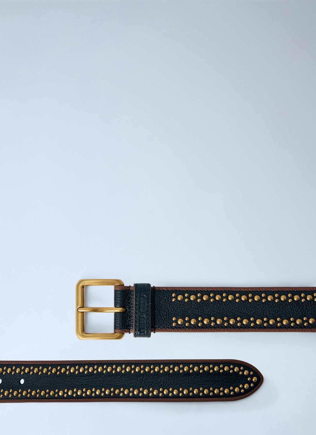 Miu Miu Women Studded Leather Belt MIU MIU