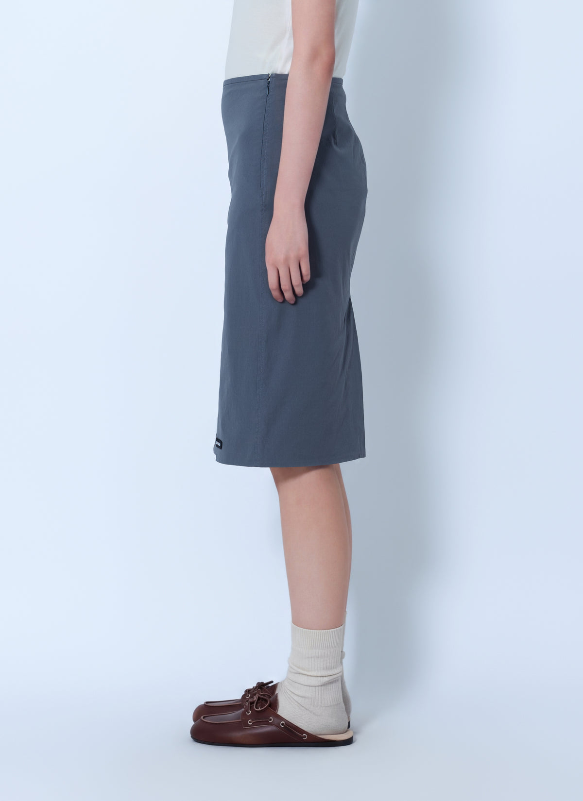 Miu Miu Women Straight Hem Midi Skirt MIU MIU