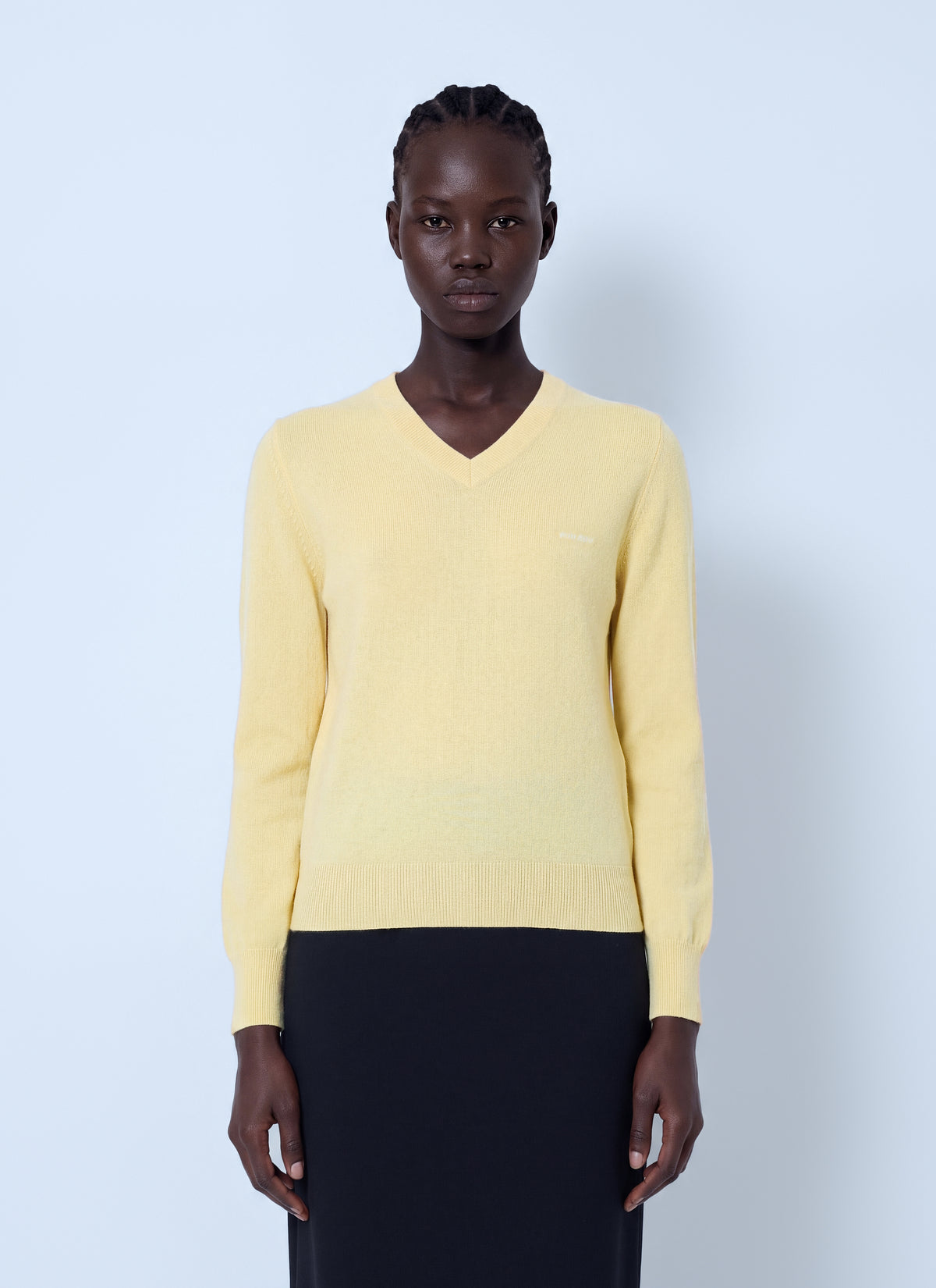 Miu Miu Women V-Neck Wool Sweater MIU MIU