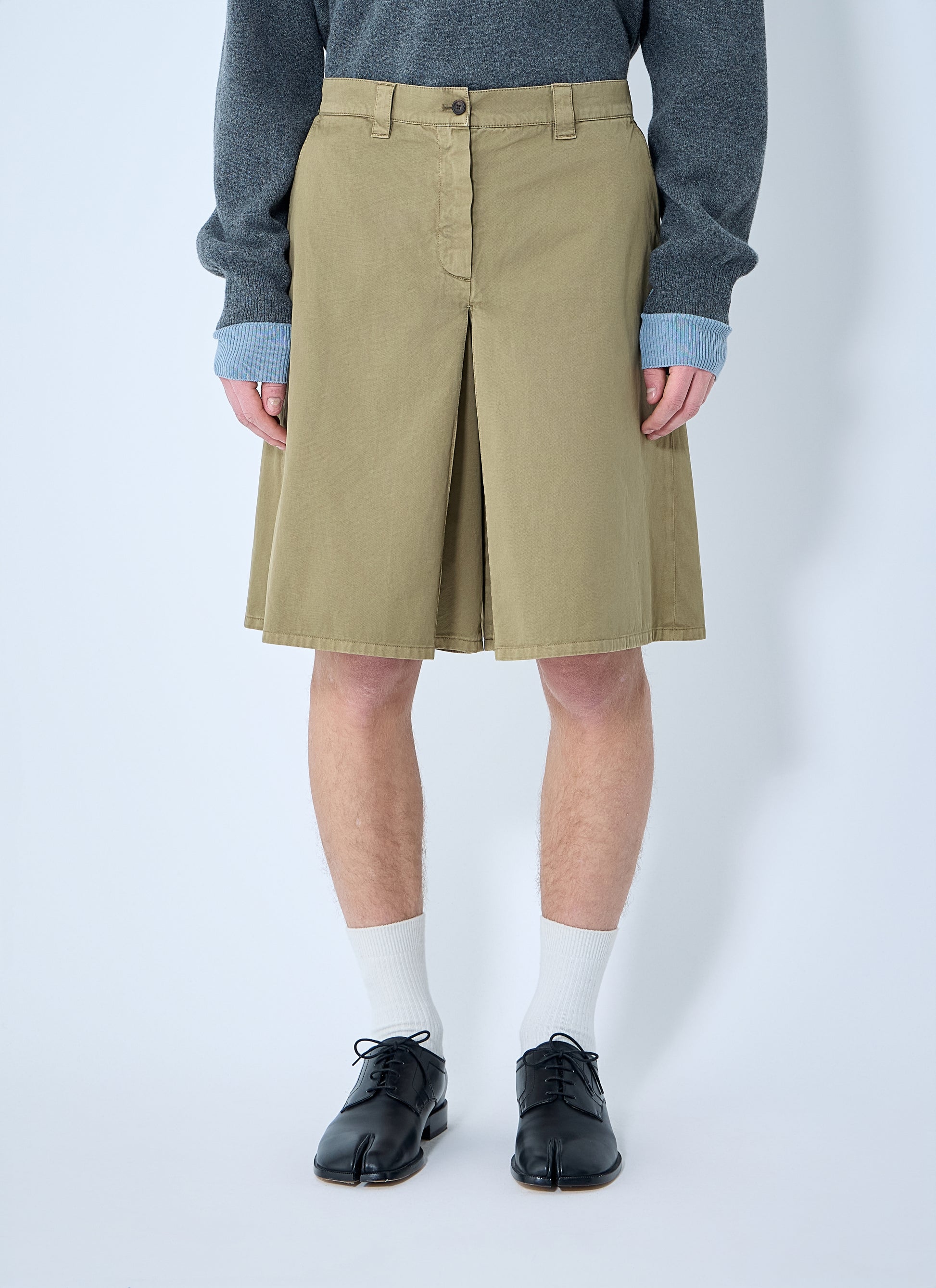 Miu Miu Men Garment-Dyed Skirt MIU MIU