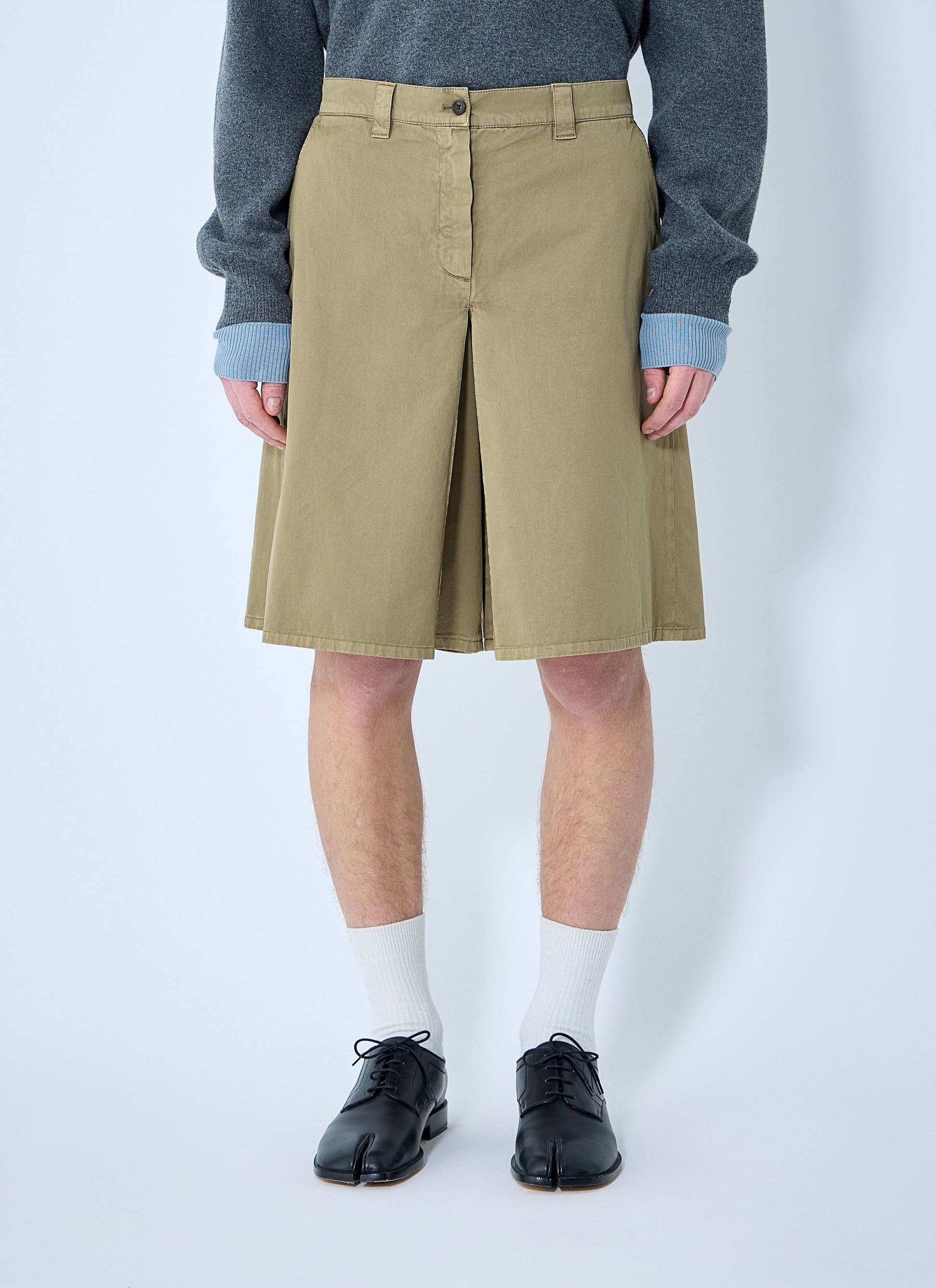 Miu Miu Women Garment-Dyed Skirt MIU MIU