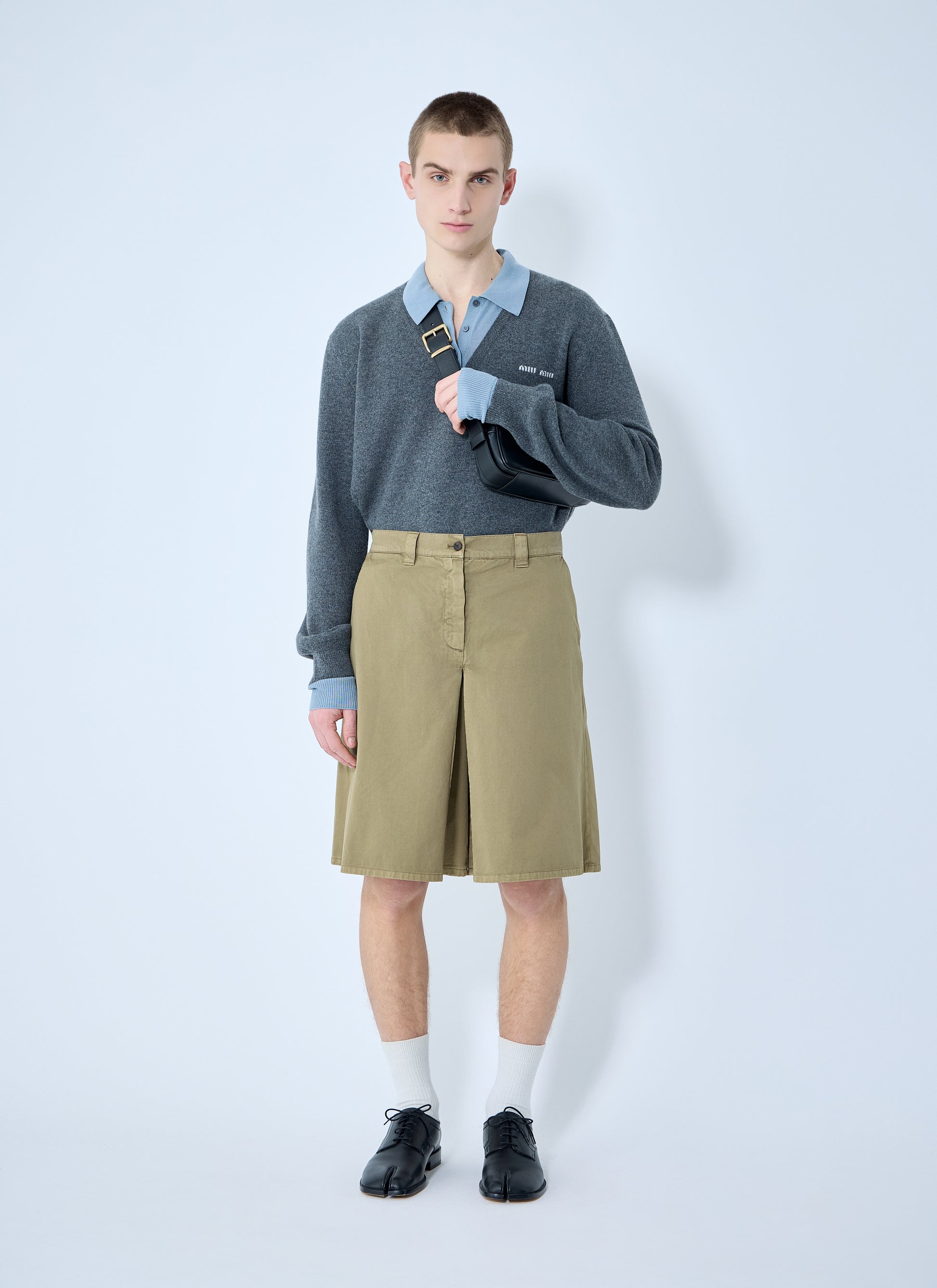 Miu Miu Men Garment-Dyed Skirt MIU MIU
