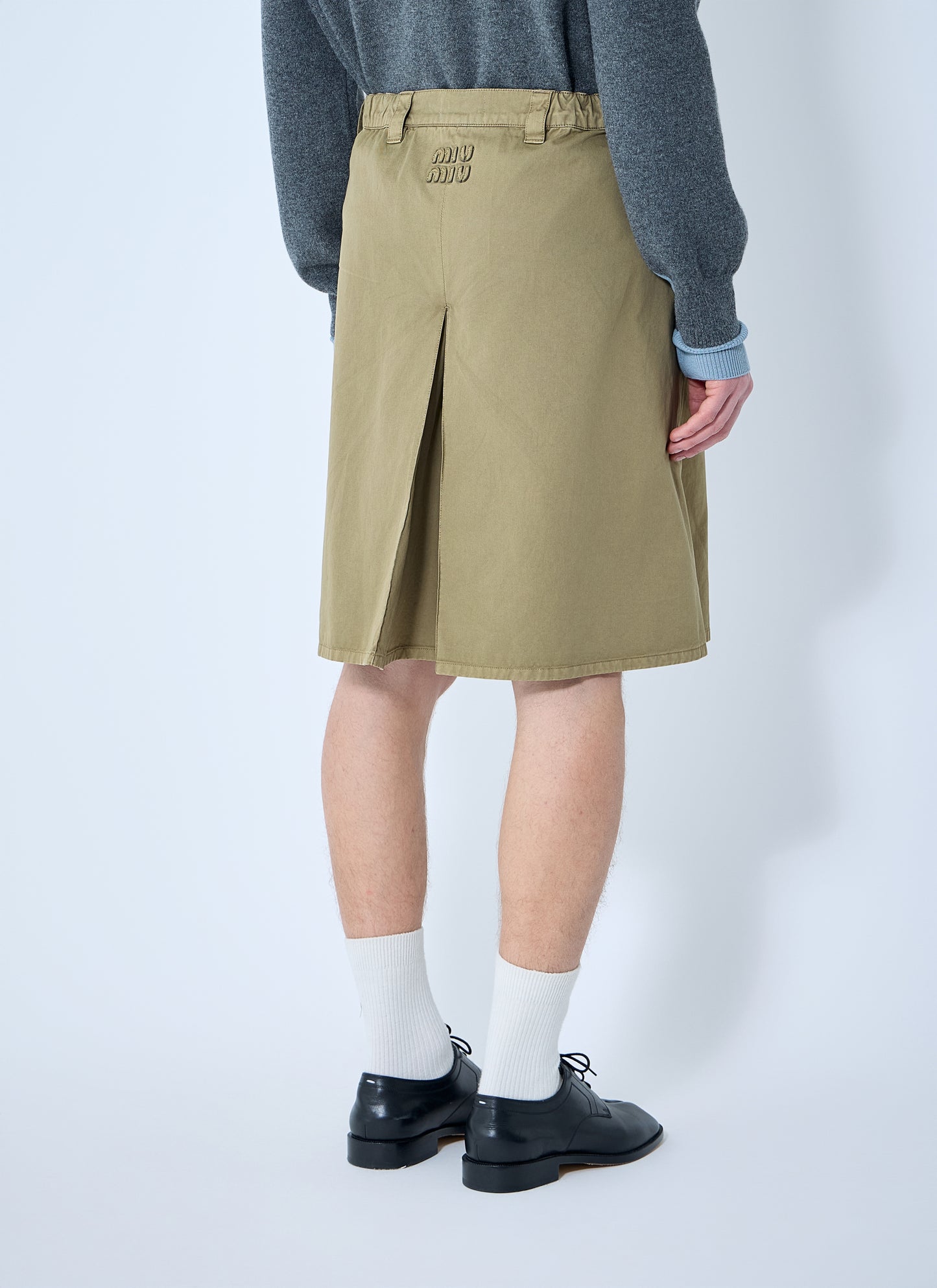 Miu Miu Men Garment-Dyed Skirt MIU MIU