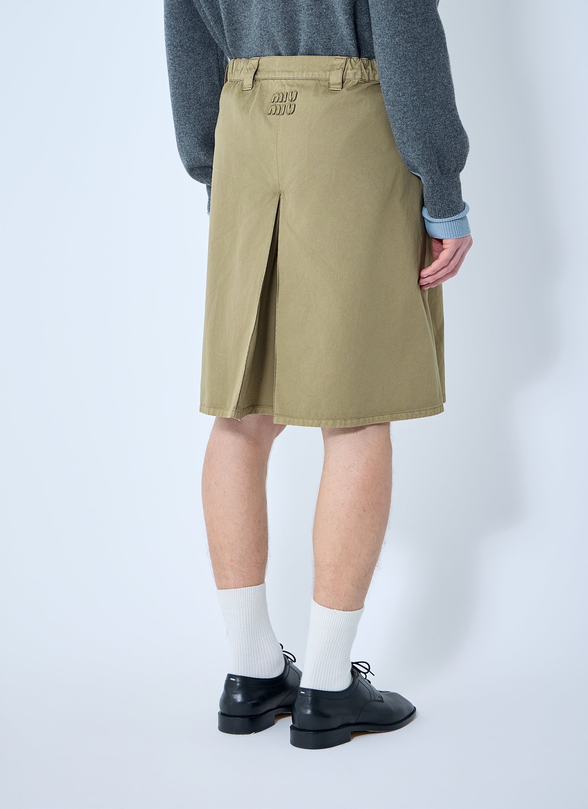 Miu Miu Men Garment-Dyed Skirt MIU MIU