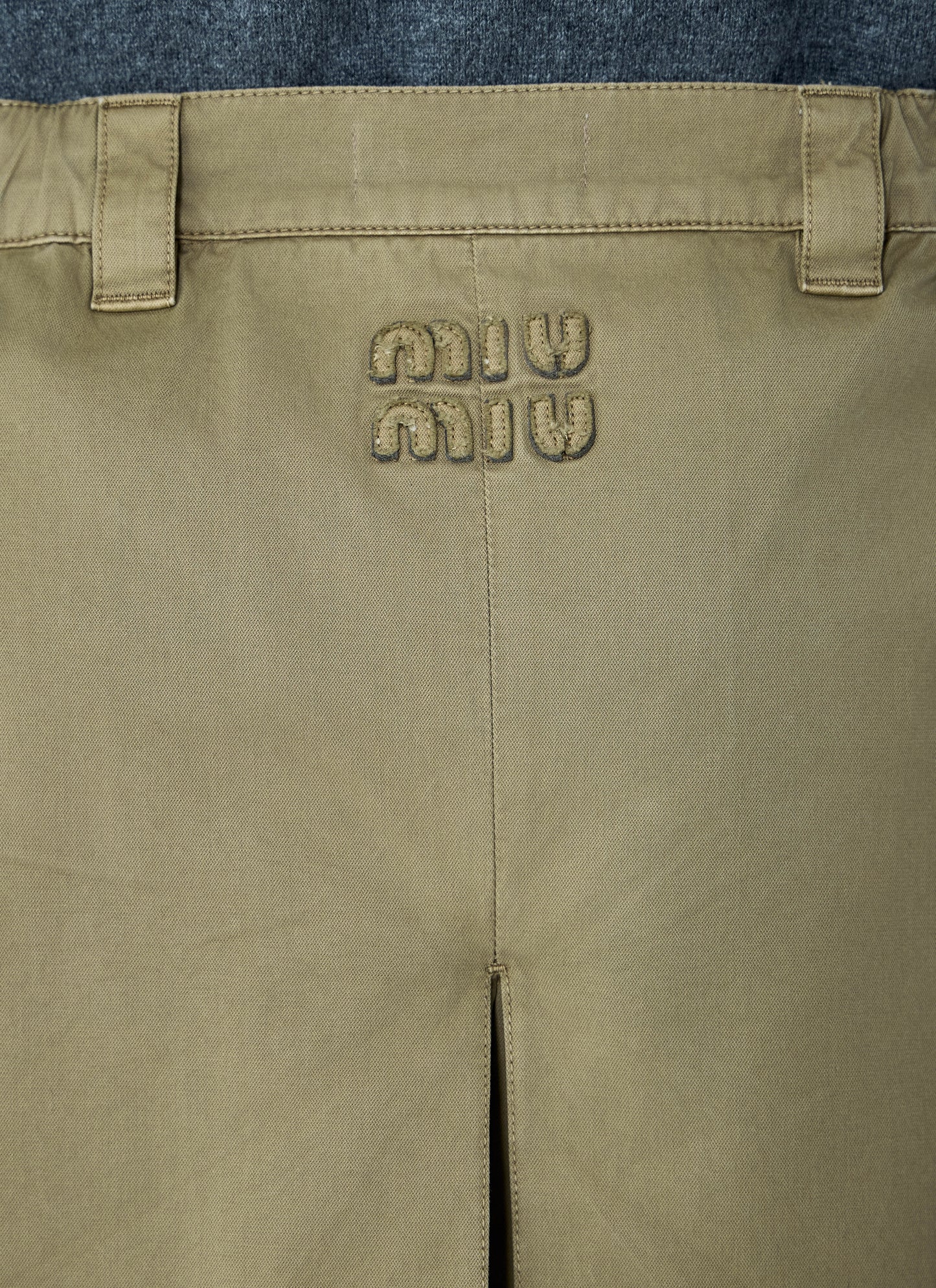 Miu Miu Men Garment-Dyed Skirt MIU MIU